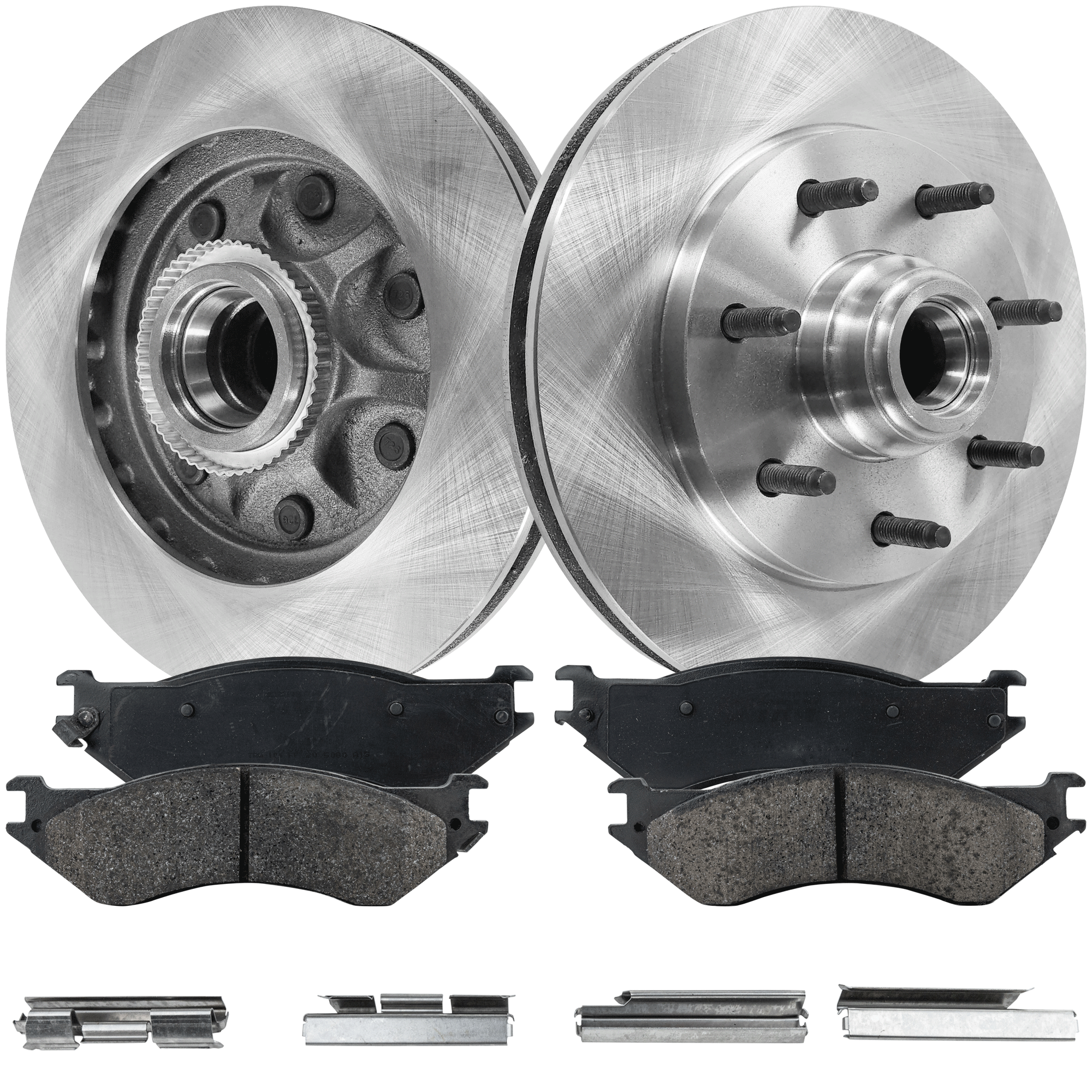 AM F 150 HERITAGE 04-04 FRONT BRAKE DISC AND PAD KIT 4 pc kit SKU KIT 052721-144 OEM 27260-54051-66654-86654-86670