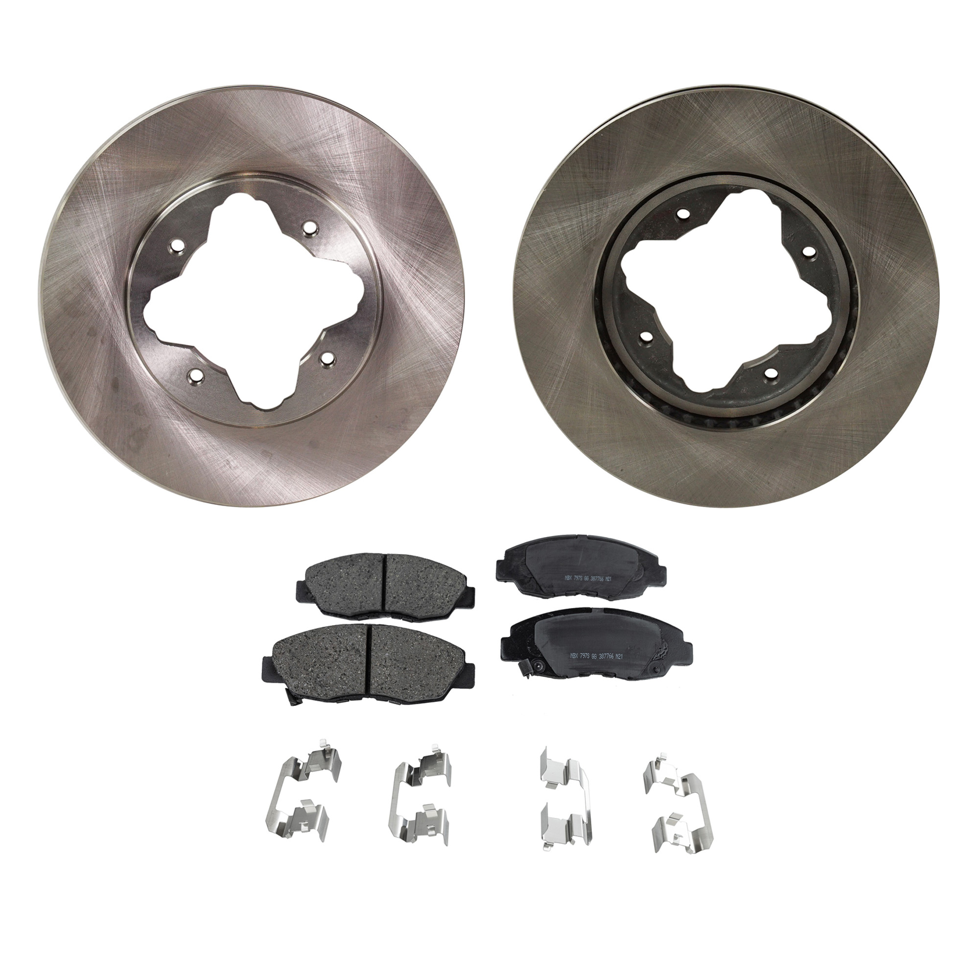 AM ACCORD 90-97 CL 97-97 FRONT BRAKE DISC AND PAD KIT 4 pc kit SKU KIT 052721-158 OEM 45251SM4000-45251SM4010-45251S