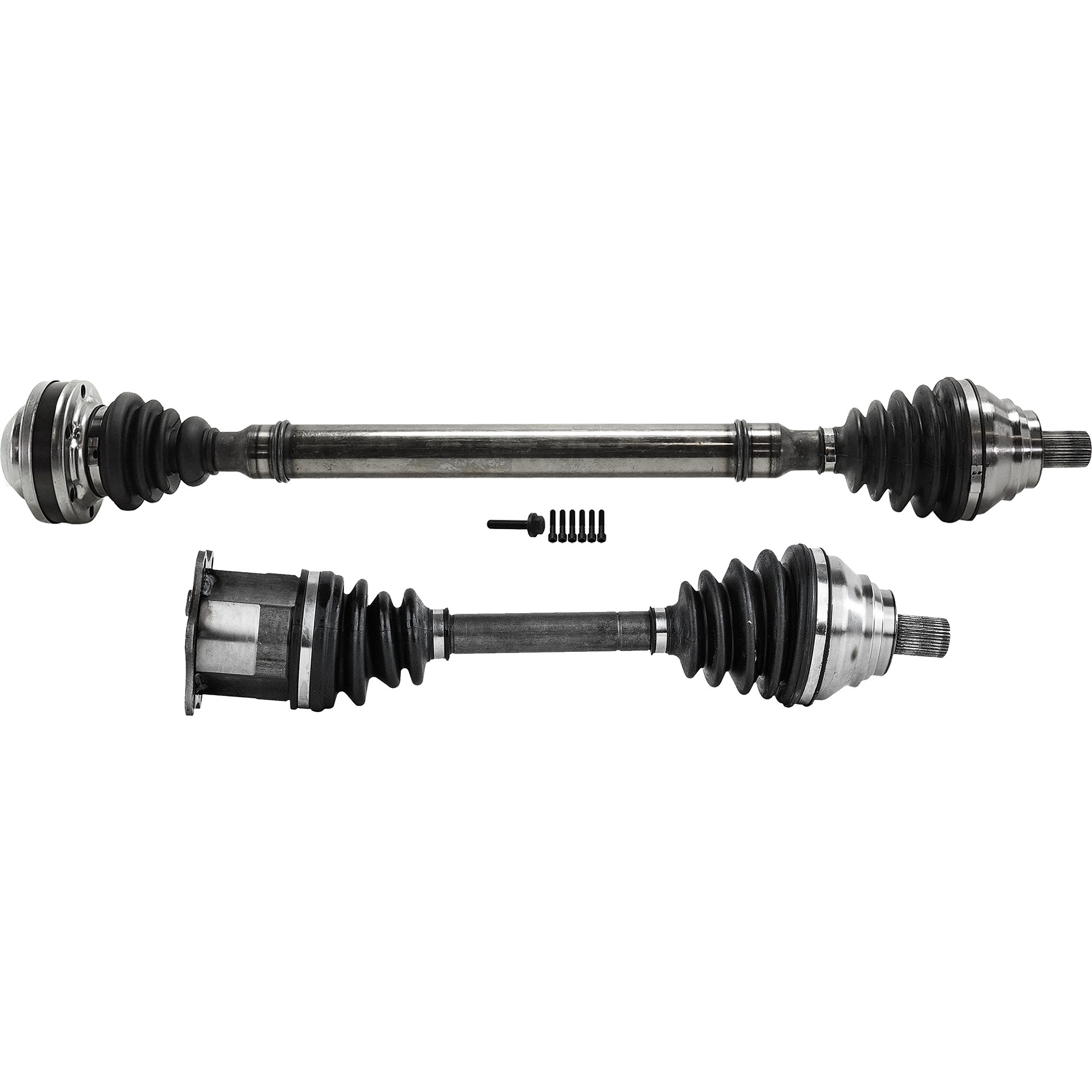 AM A3 GOLF 10-13 FRONT SUSPENSION KIT RH AND LH 4 pc kit with Axle Assemblies and Wheel Hubs SKU KIT 052821-38 OEM 5K0498621