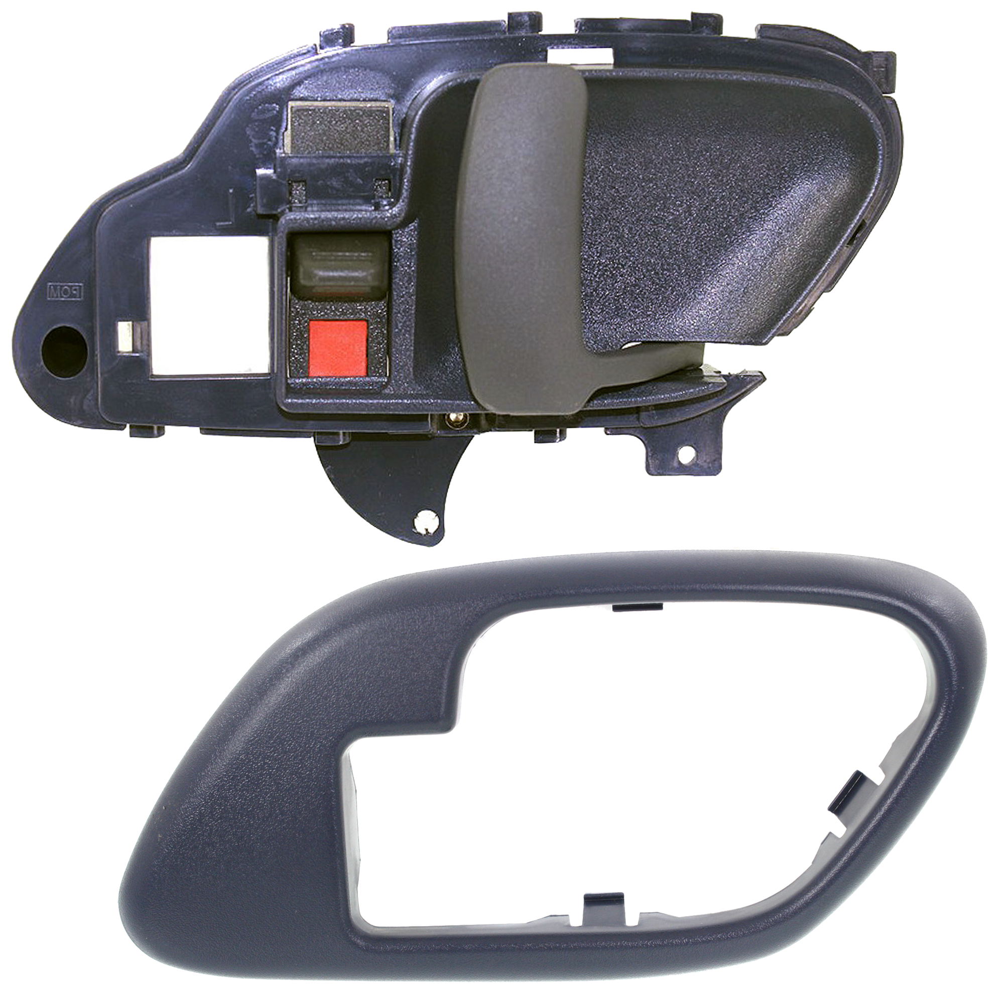 AM C K FULL SIZE PICK 95-00 FRONT DOOR HANDLE CASE LH Interior 2 pc kit Inside Blue Plastic with Interior Door Handle SKU KIT 052924 C24 Partslink GM1559100 GM1353102 OEM 15708082-15708046
