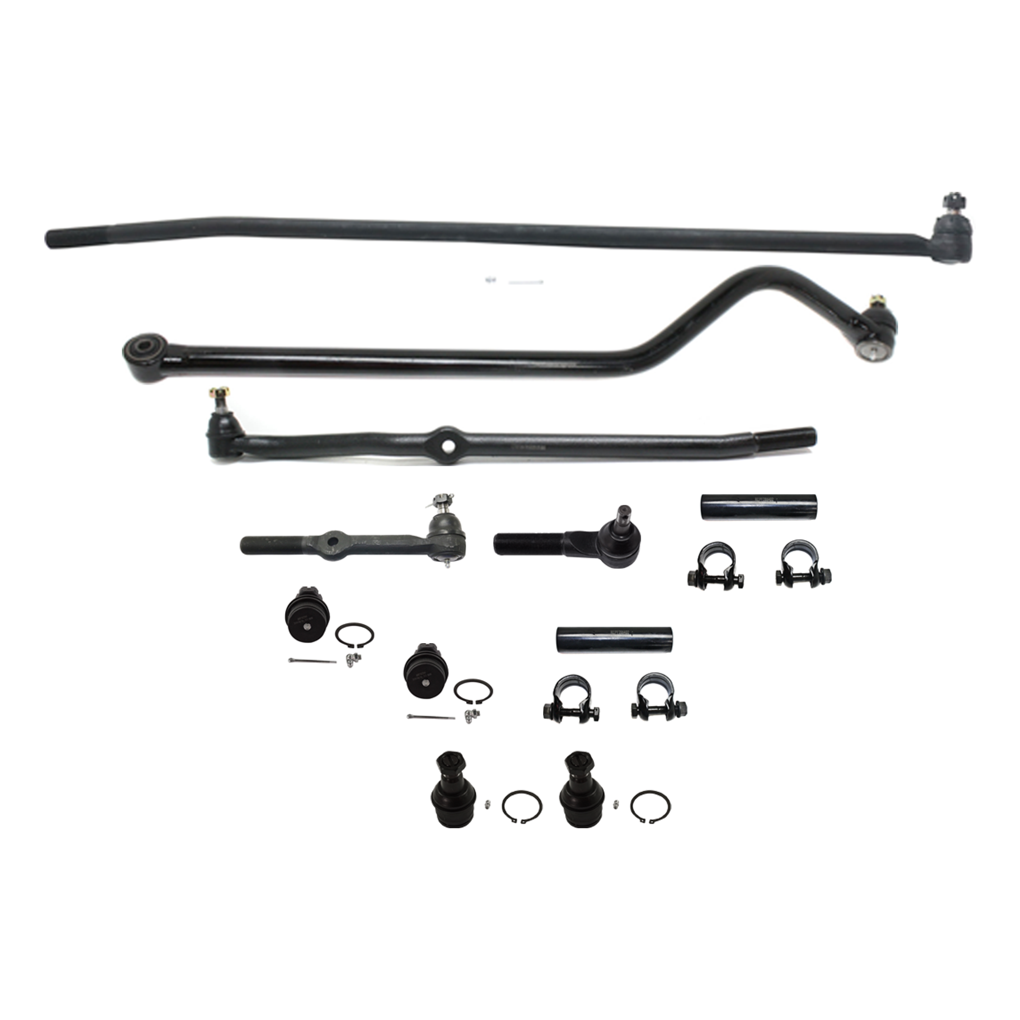 AM RAM 2500 RAM 3500-94-97 FRONT TRACK BAR 11 pc kit with Ball Joint Tie Rod Adjusting Sleeve and Tie Rod End SKU KIT 052924 C34 OEM 138-790-027-242-294-000-000-000-000