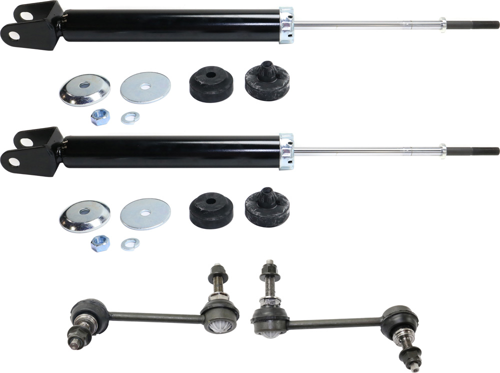 AM TAURUS 10-17 MKS 09-12 REAR SUSPENSION KIT RH AND LH 4 pc Kit with Shock Absorbers and Sway Bar Links SKU KIT 053018-26 OEM AG1Z18125A AG1Z18125B CG1Z1812