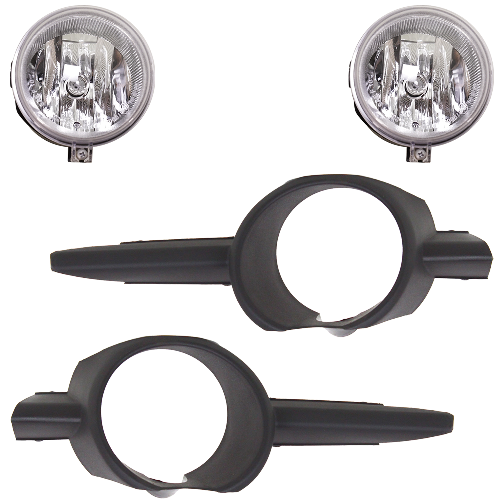 AM TOWN COUNTRY 10-10 FOG LAMP RH AND LH 4 pc kit SKU KIT 053024 C35 Partslink CH2592142 CH2599102 CH2598102 OEM 5182025AA 5113234AA 5113235AA