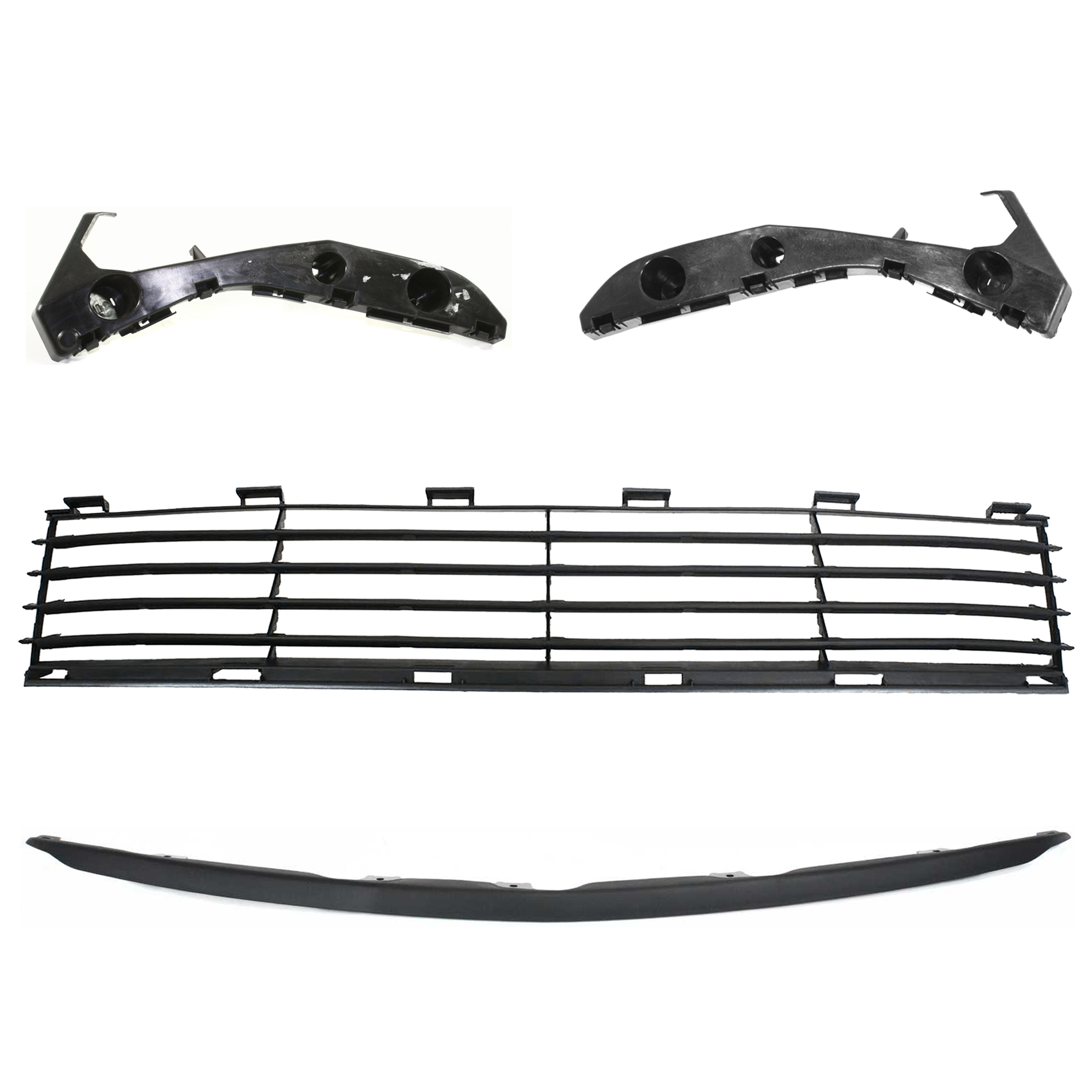 AM PRIUS 04-09 FRONT BUMPER GRILLE RH AND LH Lower 4 pc kit SKU KIT 053024 C78 Partslink TO1093114 TO1043109 TO1042109 TO1036112 OEM 7685147010-5211547010-52116470