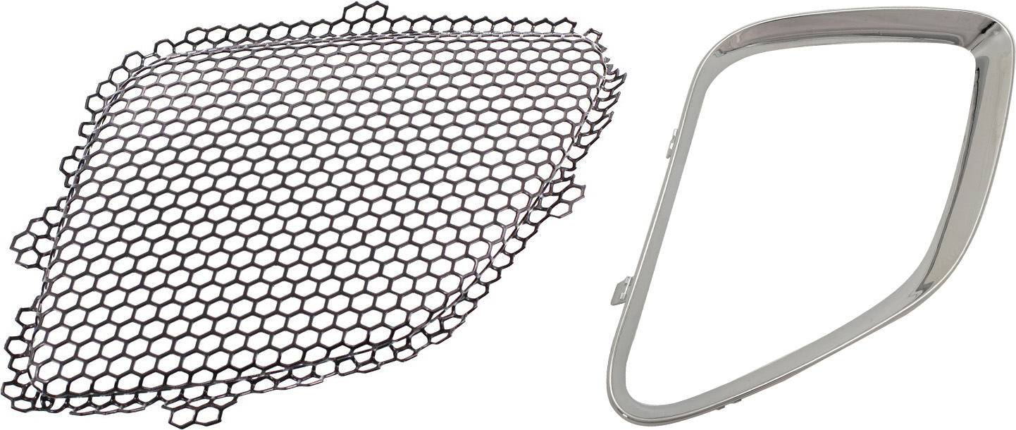 AM G6-05-09 GRILLE LH Upper Inner 2 pc Kit with Grille Trim SKU KIT 053117-05 Partslink GM1200539 GM1200542 OEM 22699329-15221711