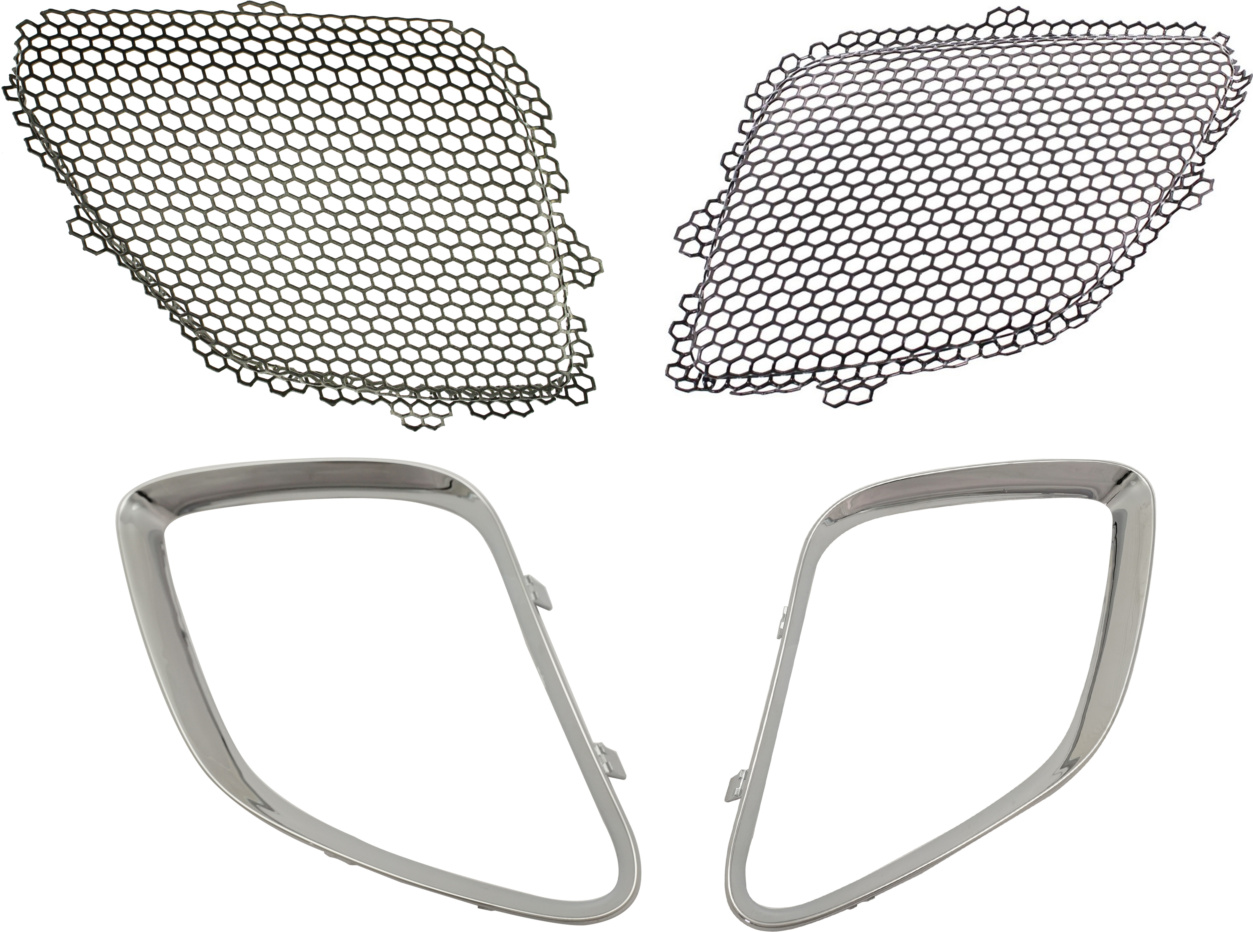 AM G6-05-09 GRILLE Upper Inner 4 pc Kit with Grille Trims SKU KIT 053117-06 Partslink GM1200540 GM1200539 GM1200542 GM1200541 OEM 22699328-22699329-15221711-152