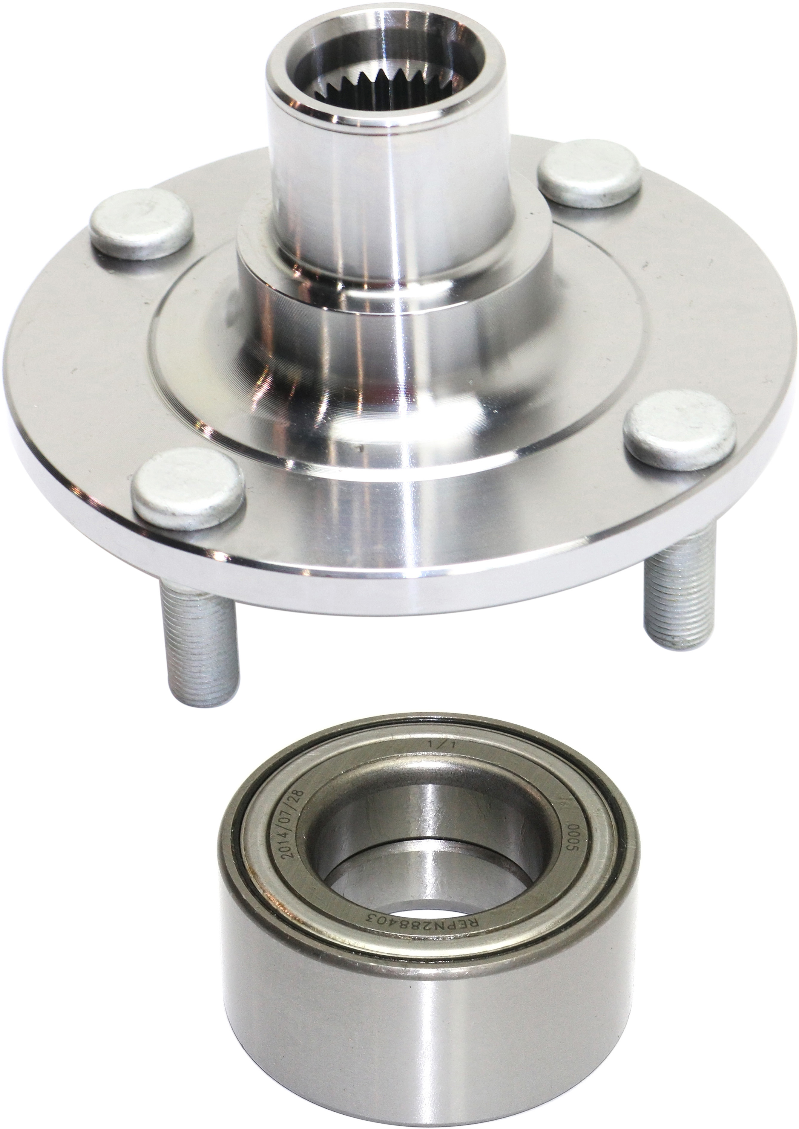 AM SENTRA 02-06 FRONT HUB ASSEMBLY RH AND LH 4 Studs 2 pc Kit Front Wheel Drive w Wheel Bearing SKU KIT 053117-14