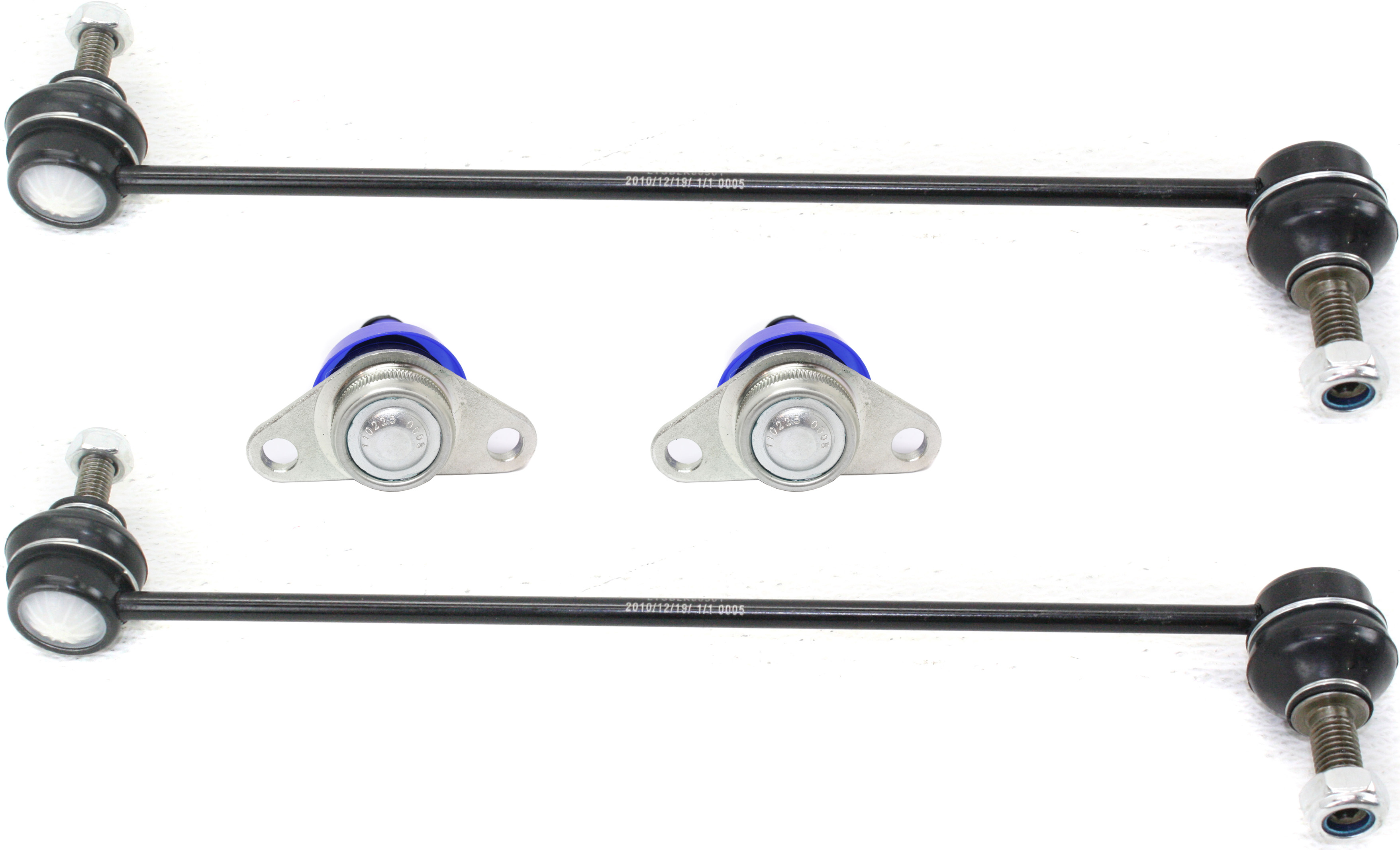 AM S80-99-06 S60-01-07 FRONT SUSPENSION KIT 4 pc kit with Ball Joints and Sway Bar Links SKU KIT 053117-18 OEM 274186-274193-274524-274544-27