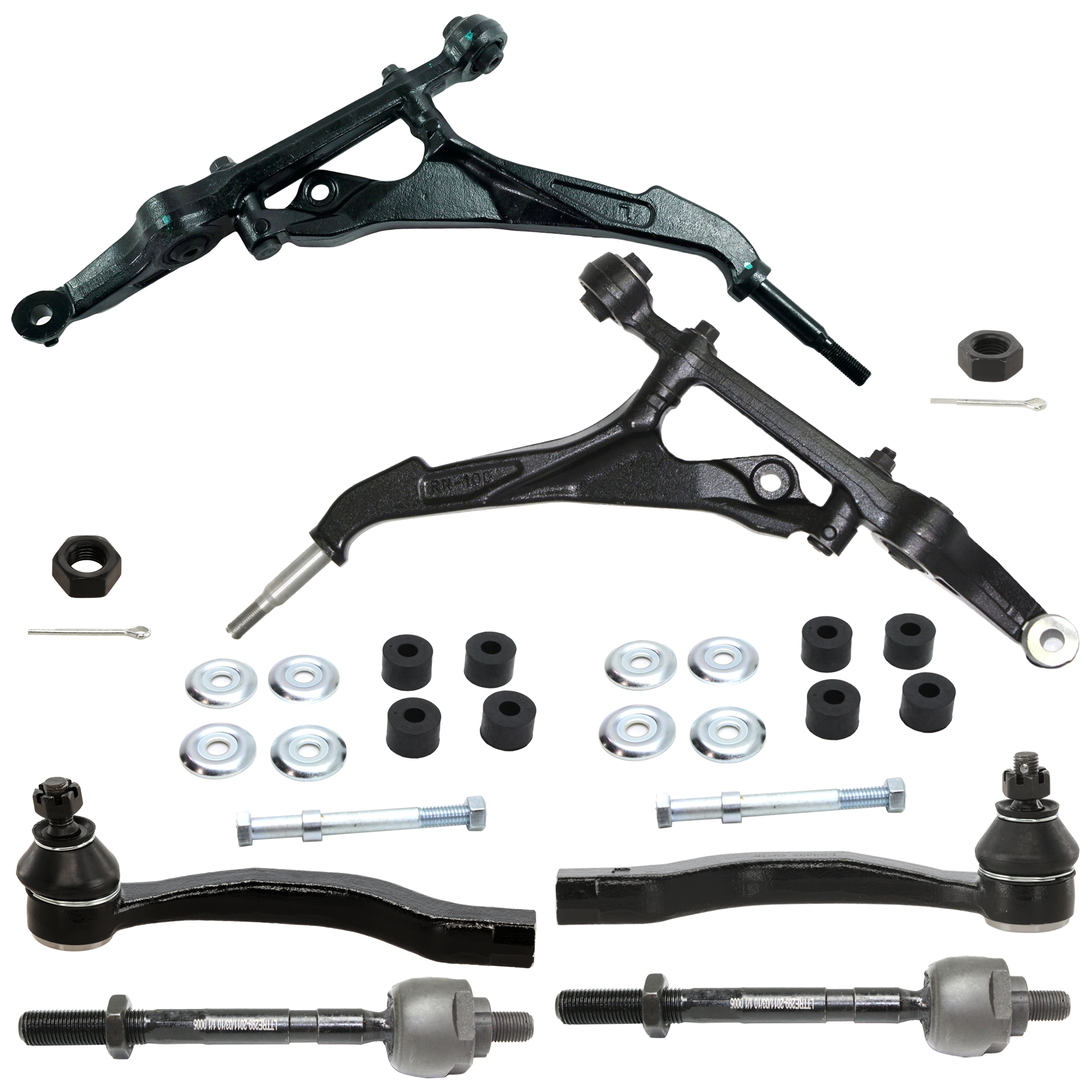 AM CIVIC 92-95 FRONT CONTROL ARM RH AND LH Lower with Sway Bar Link Tie Rod End SKU KIT 060324 C42 OEM 51350SR3020-51350SR3010-51350S