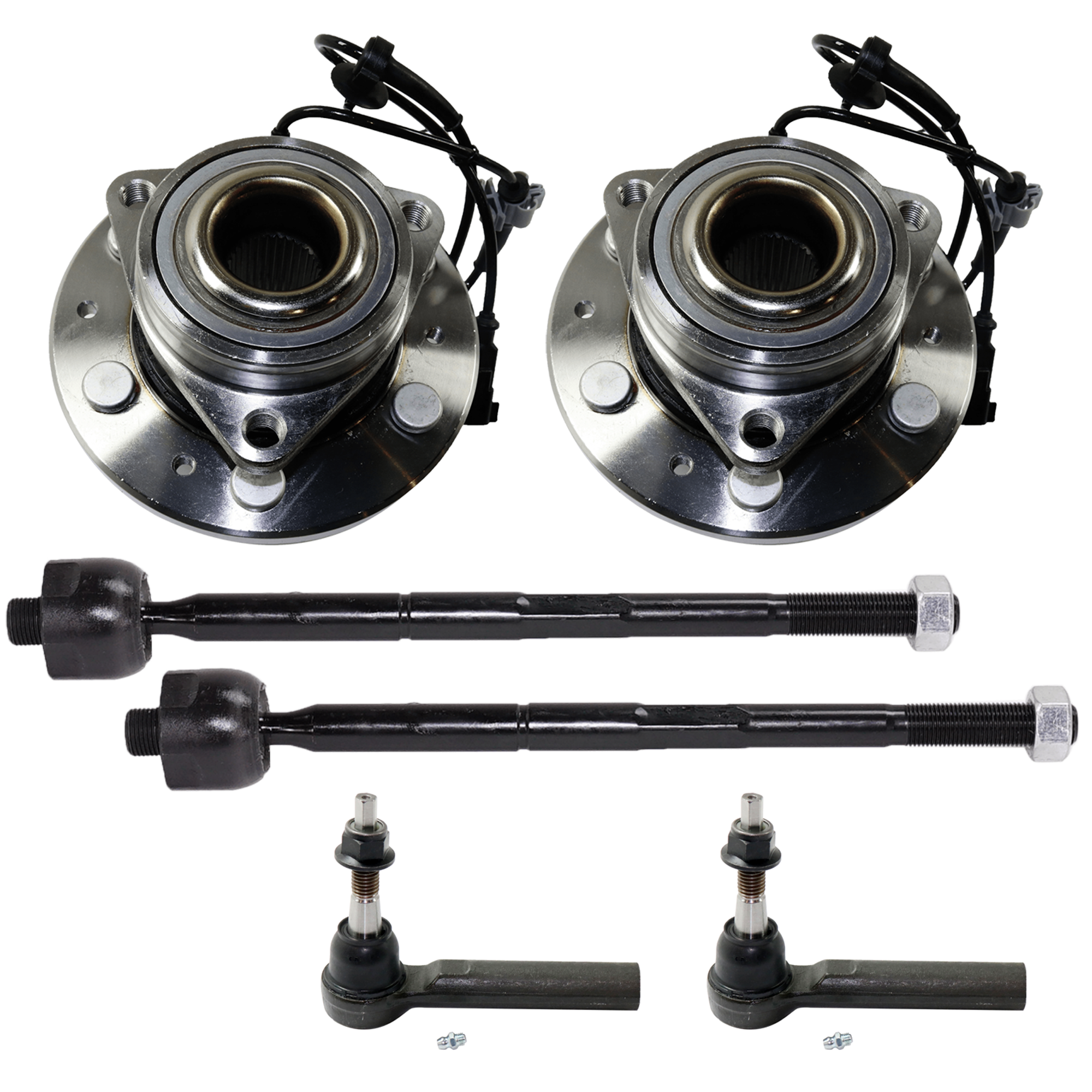 AM ESCALADE TAHOE 15-20 FRONT HUB ASSEMBLY 6 pc kit with Tie Rod End SKU KIT 060324 C78 OEM 23356814 GS50770-45A10036-4012