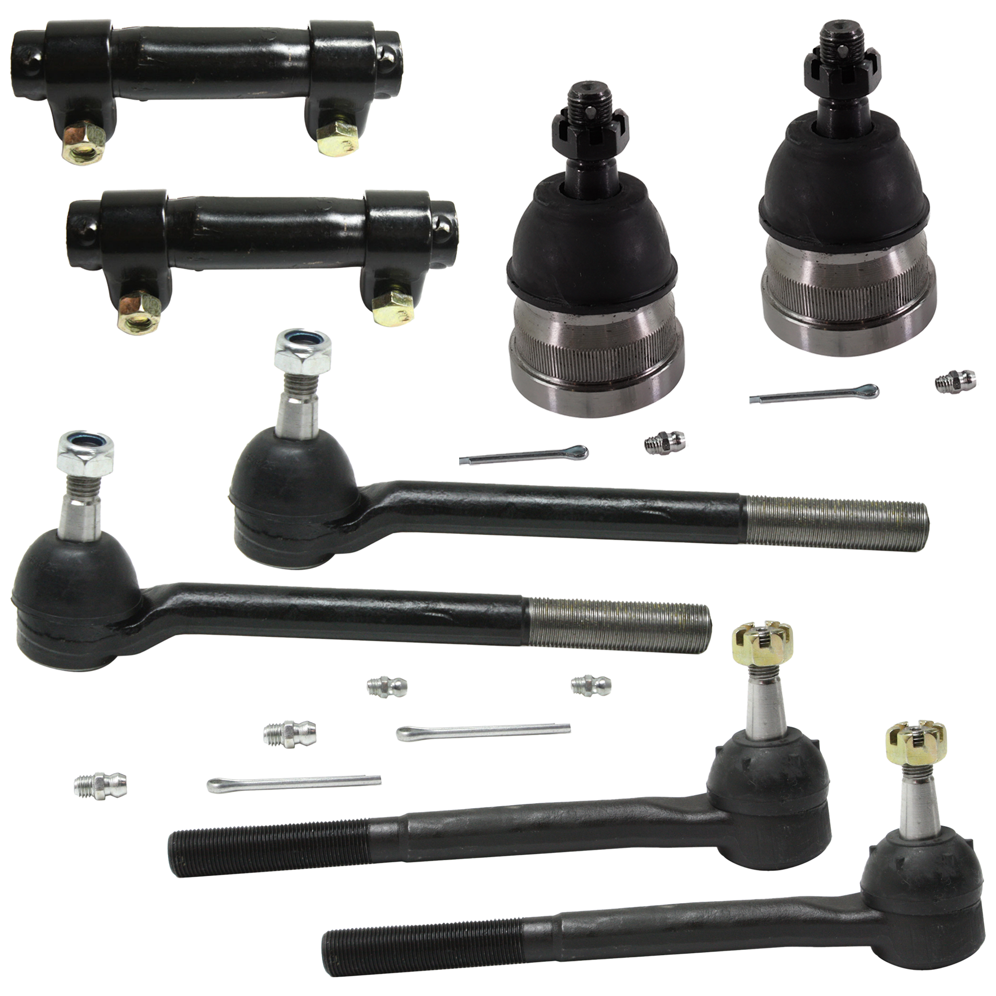 AM BLAZER 96-05 S10-96-03 FRONT IDLER ARM 9 pc kit with Ball Joint Tie Rod Adjusting Sleeve and Tie Rod End SKU KIT 060424 C120 OEM 18799-315123-982007-2683603