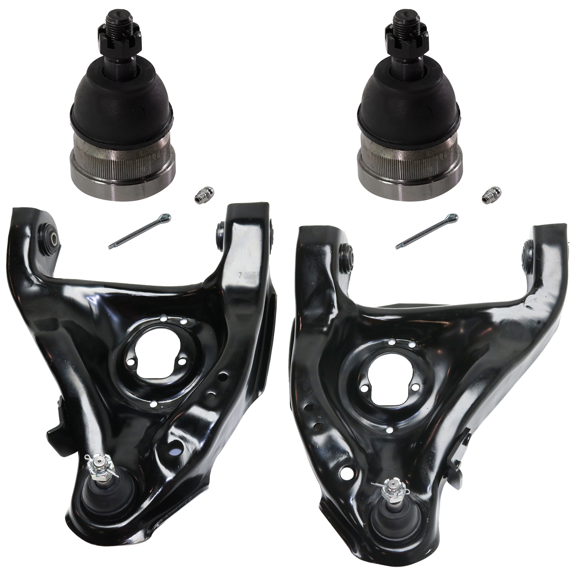 AM BLAZER 95-05 S10-82-03 FRONT CONTROL ARM RH AND LH 4 pc Kit Lower w Ball Joint SKU KIT 060424 C67 OEM 15003923-15003924-10277-282009