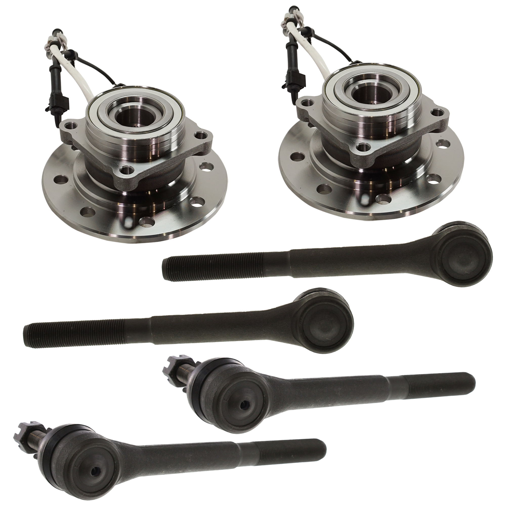 AM C K FULL SIZE PICKUP 96-00 FRONT WHEEL HUB RH 6 pc kit with Tie Rod End SKU KIT 060424 C86 OEM 310386-386005-2692728-4011422
