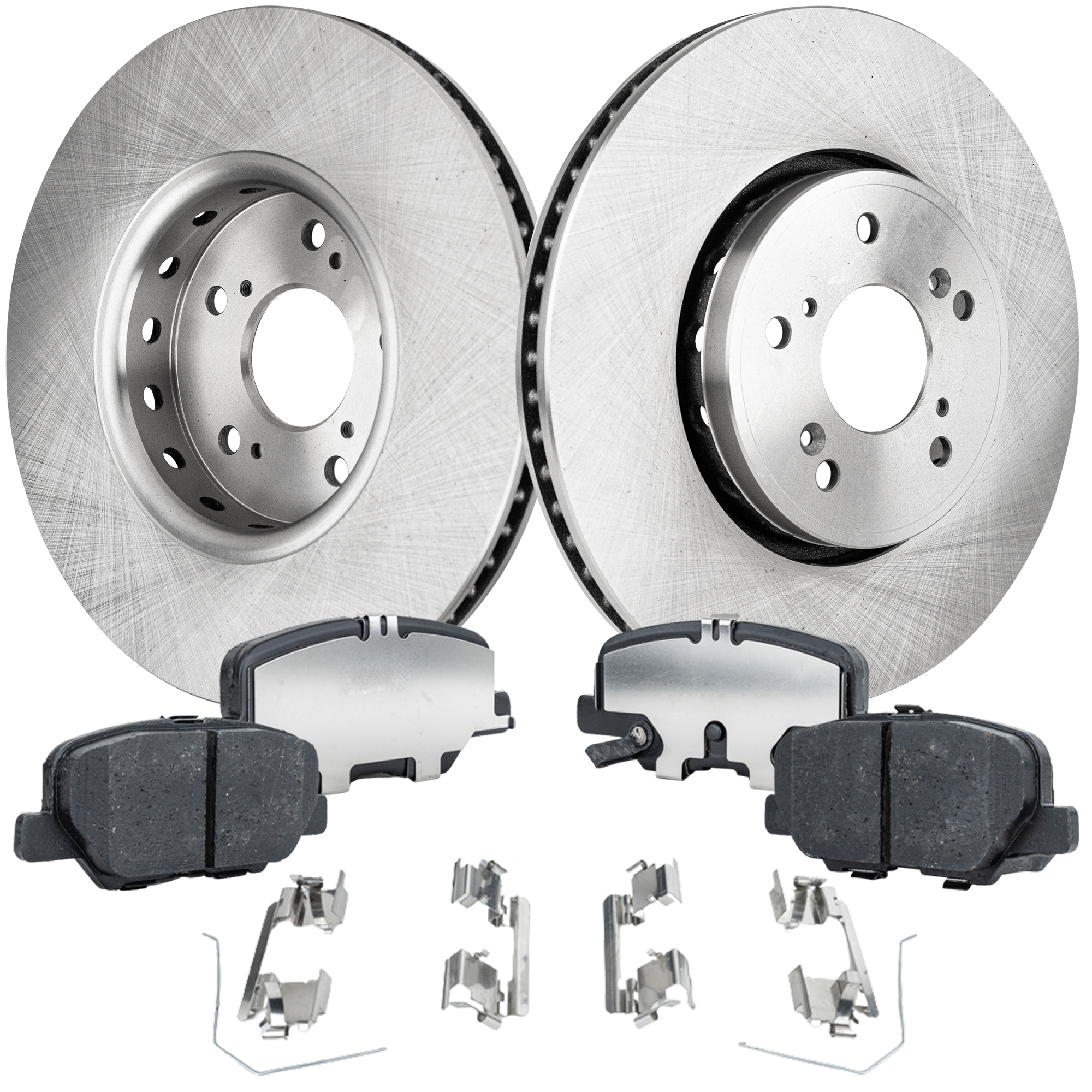 AM RDX 13-18 FRONT BRAKE DISC AND PAD KIT 4 pc Kit SKU KIT 060521-01 OEM 45251TX4A00-45022T3RA01-45022T
