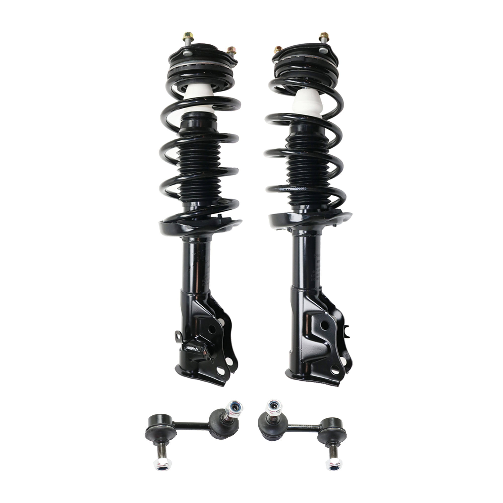 AM CIVIC 06-11 FRONT SUSPENSION KIT RH AND LH 4 pc kit w Loaded Strut and Sway Bar Link SKU KIT 060624-22 OEM 51602SVAA15-51601SVAA07-51321S