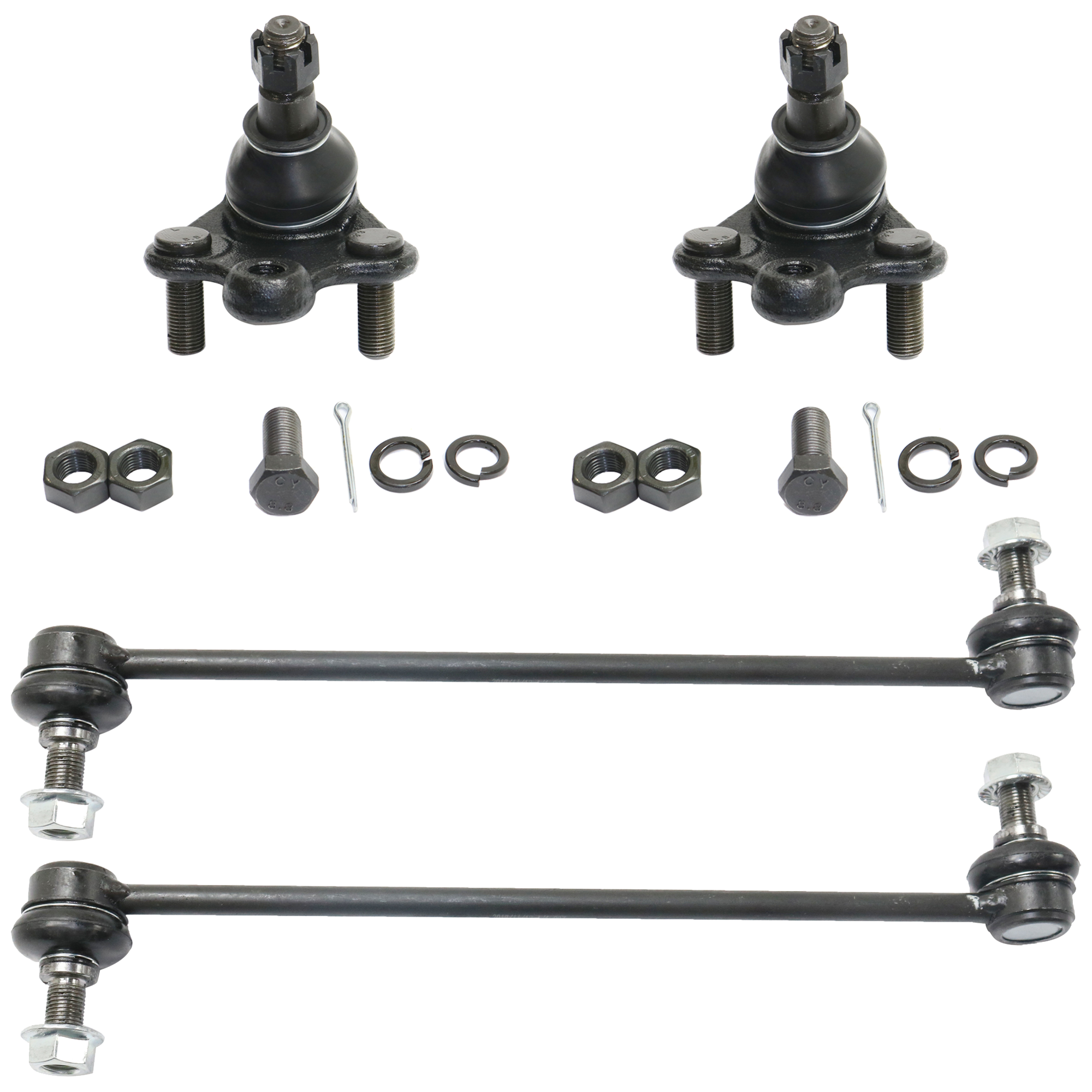 AM CR V 07-16 RDX 07-12 FRONT SUSPENSION KIT 4 pc kit with Ball Joint and Sway Bar Link SKU KIT 060624-25 OEM 101-602-126-016-835-000-000-000-000