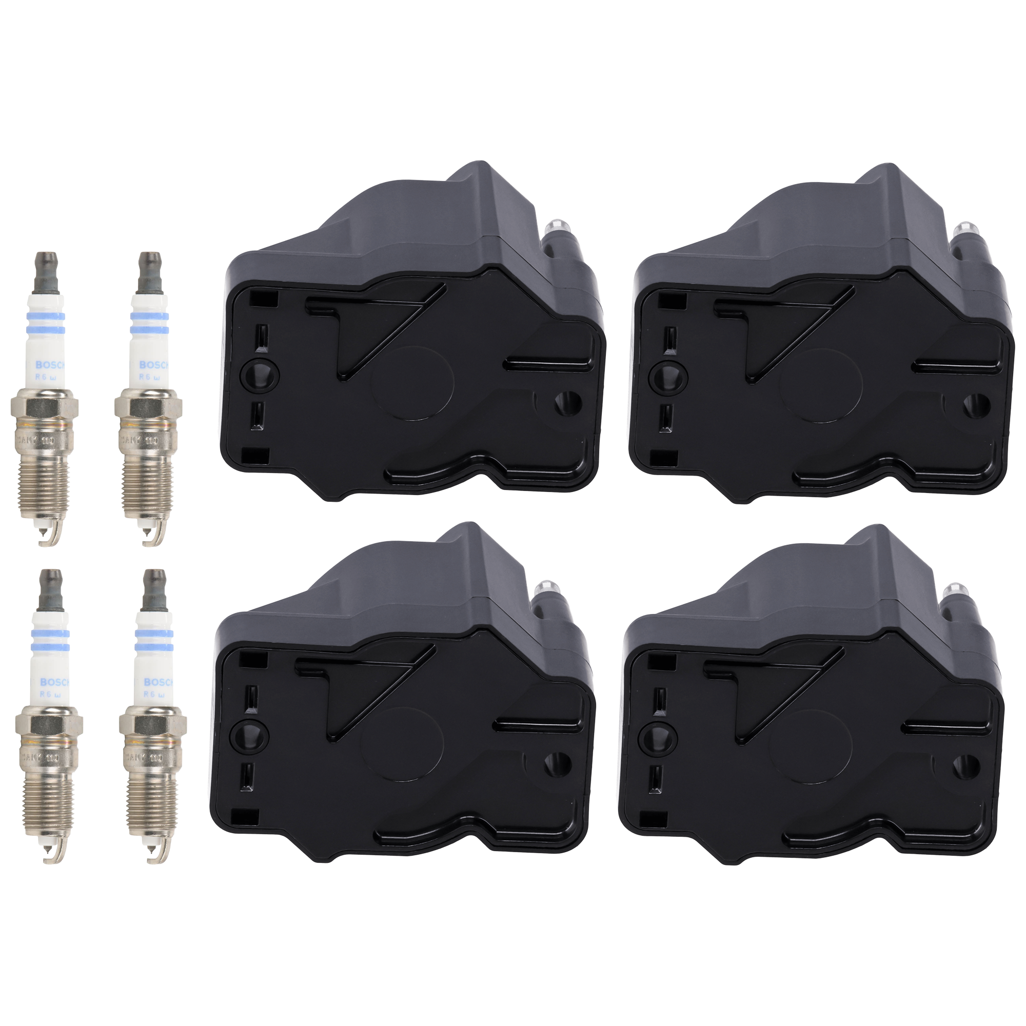 AM LESABRE 92-93 LUMINA 91-95 IGNITION COIL AND SPARK PLUG KIT 8 pc Kit SKU KIT 060626-23 OEM 3507-5192-8224-25192-48780-489