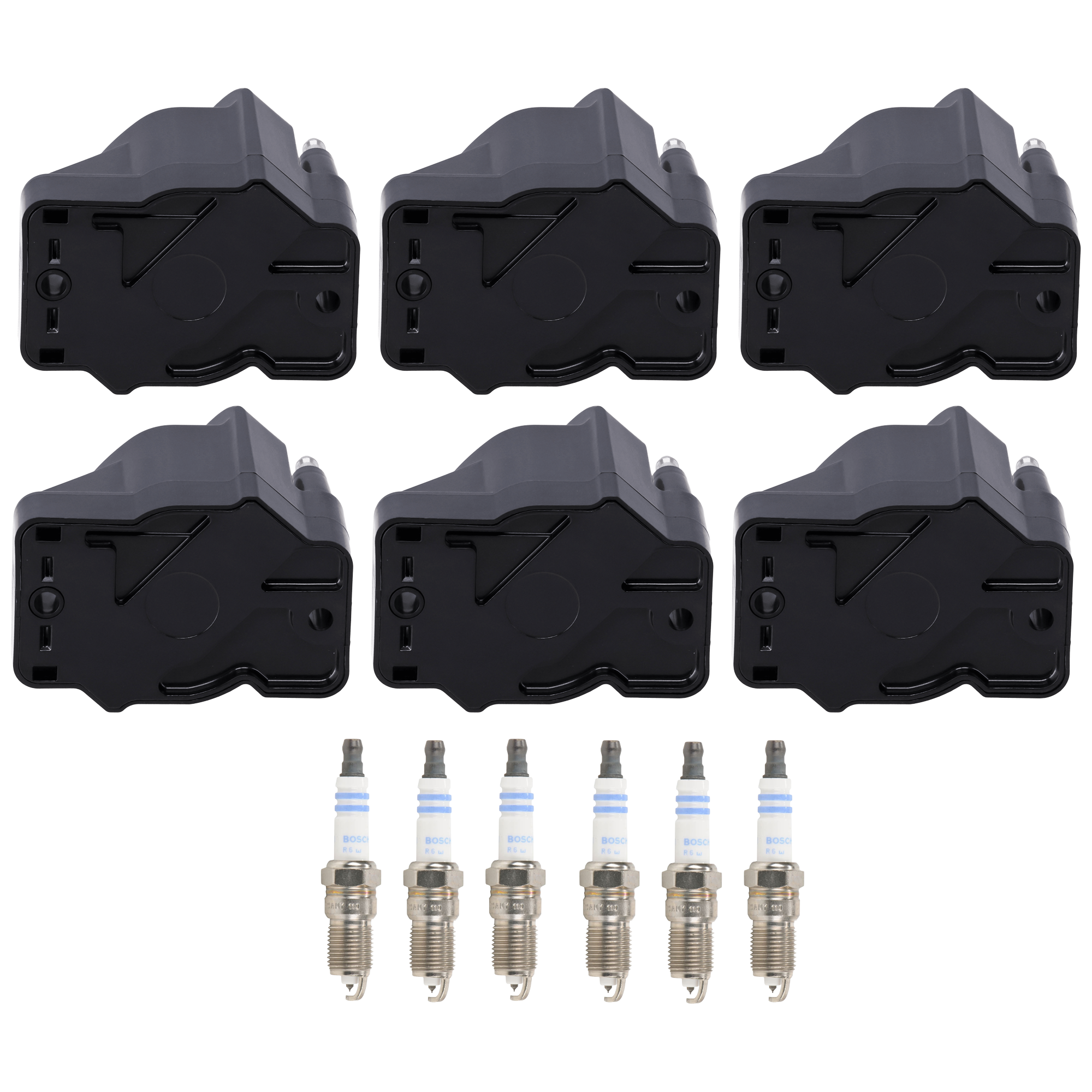 AM LESABRE 92-93 LUMINA 91-95 IGNITION COIL AND SPARK PLUG KIT 12 pc Kit SKU KIT 060626-24 OEM 3507-5192-8224-25192-48780-489