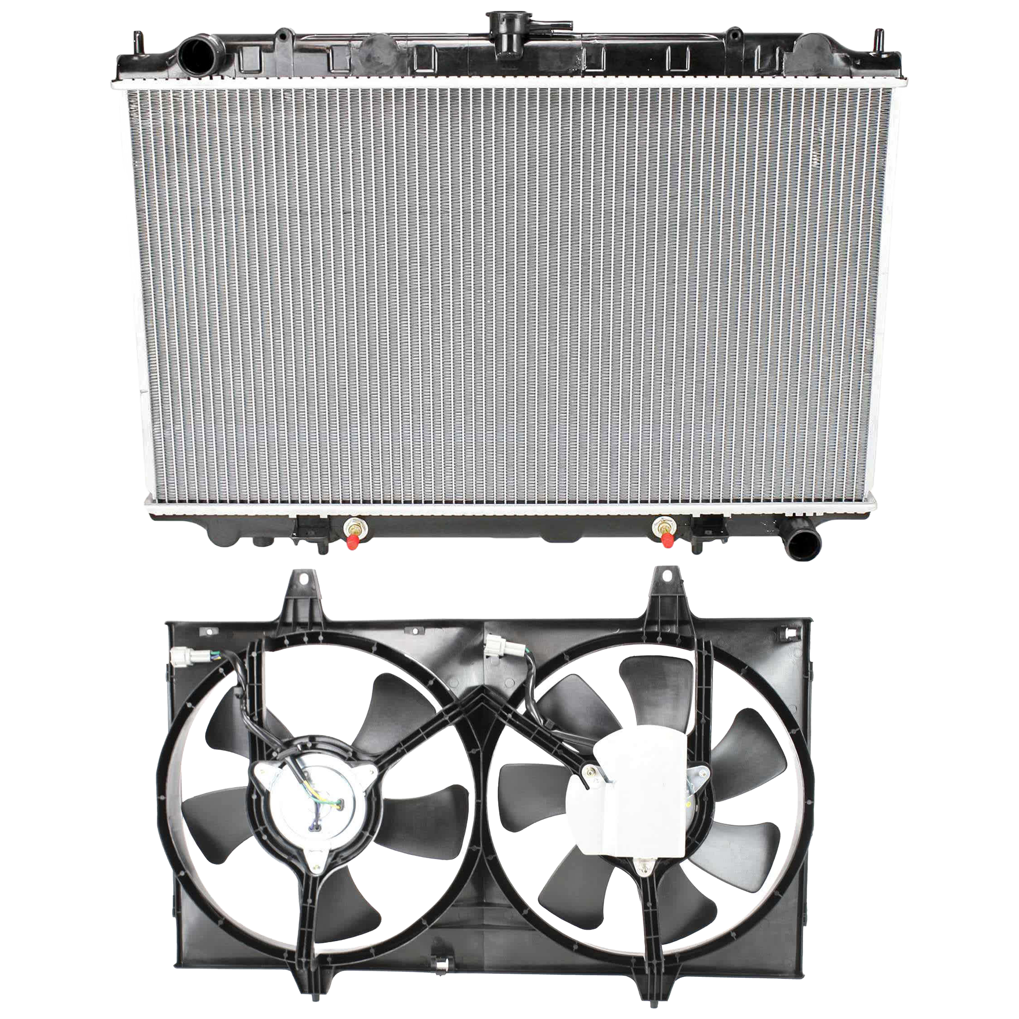 AM I30-96-99 MAXIMA 95-99 RADIATOR 2 pc Kit Auto Trans with Radiator Fan SKU KIT 060626-32 Partslink NI3010114 IN3115101 NI3115103 NI3115109 OEM 214100L715-214812L700-214813L9