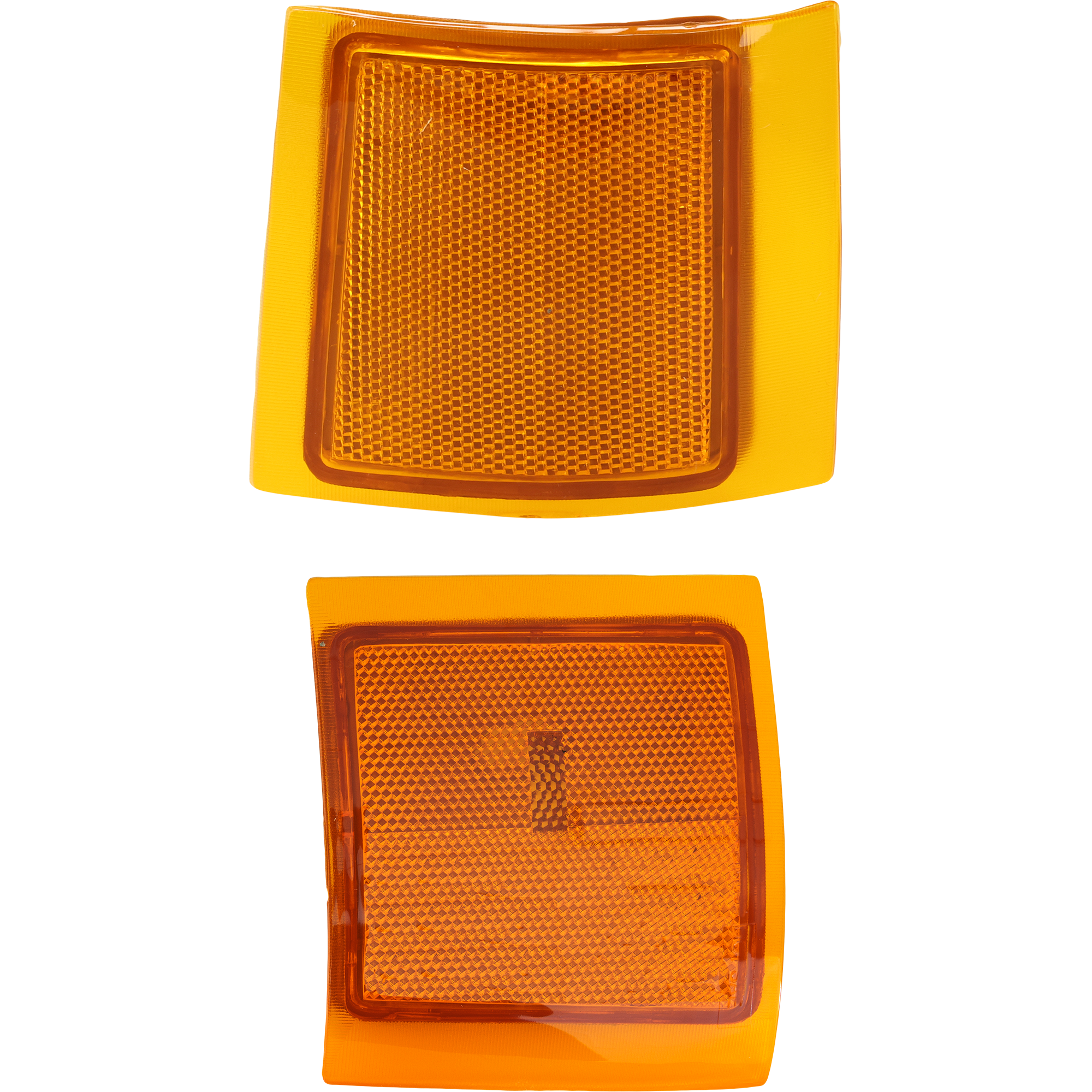 AM C K FULL SIZE P U 94-00 FRONT SIDE REFLECTOR RH 2 pc kit with Dual Sealed Beam Headlamps with Side Marker SKU KIT 060724-14 Partslink GM2551143 GM2551144 OEM 5977460-5977738