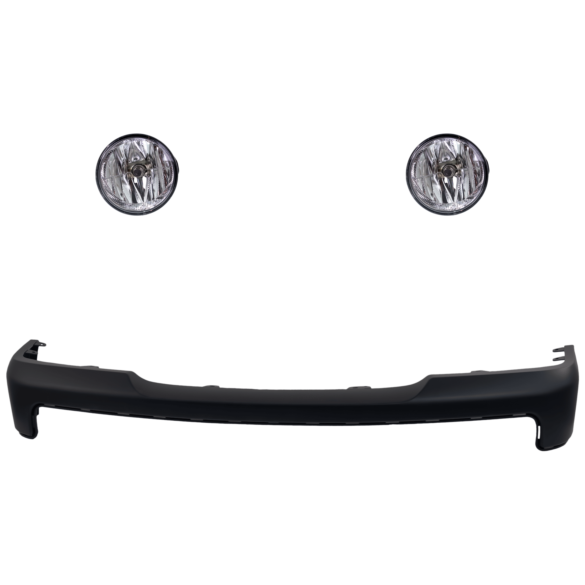 AM RANGER 08-11 FRONT BUMPER COVER 3 pc kit Primed without STX Model with Fog Light SKU KIT 060724-20 Partslink FO1000608 FO2593221 OEM 6L5Z17D957BAPTM AL1Z15200B