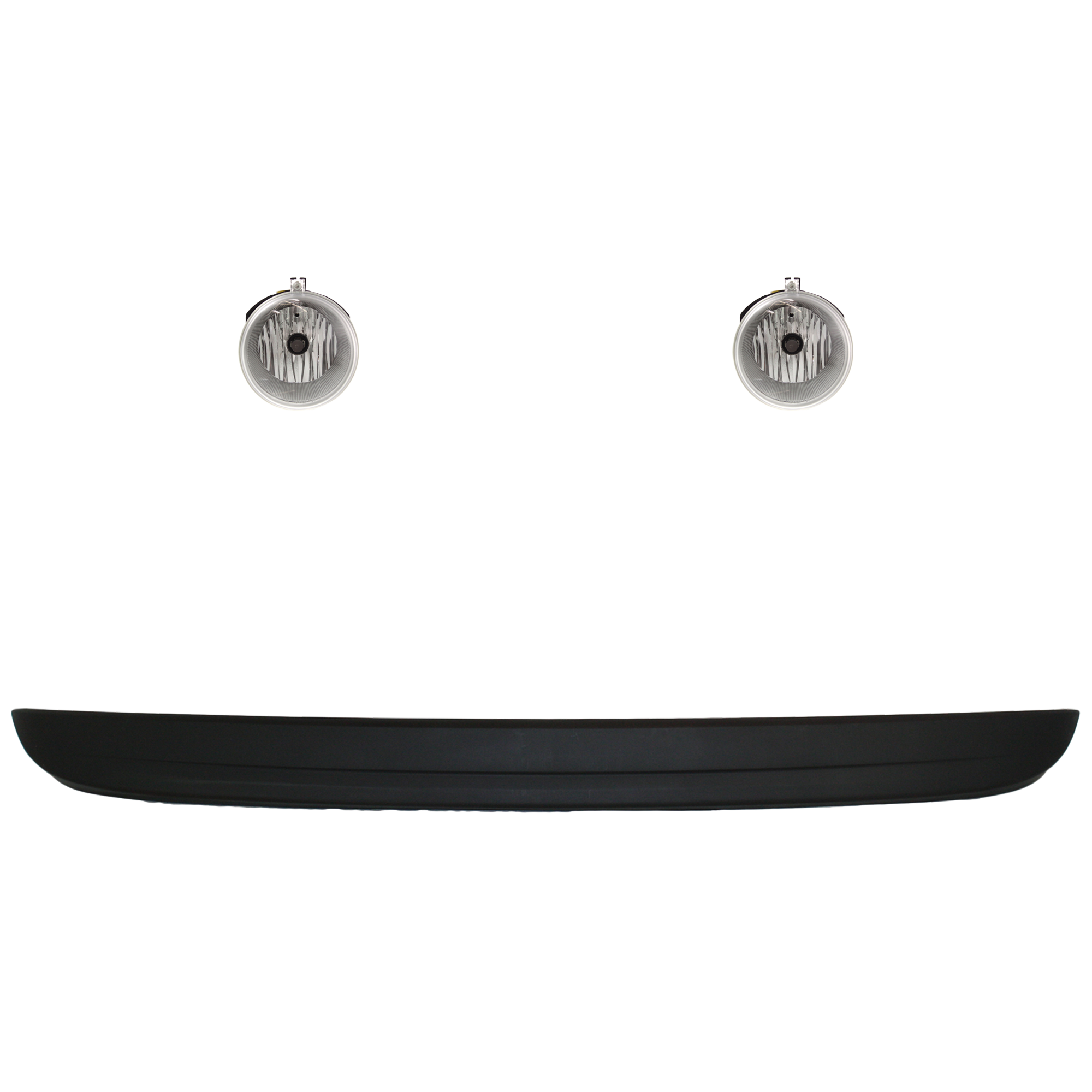 AM GRAND CHEROKEE 05-07 FRONT FOG LAMP 3 pc kit Assembly with Valance SKU KIT 060724-22 Partslink CH1090130 OEM 4805859AB PFM 5159125AB