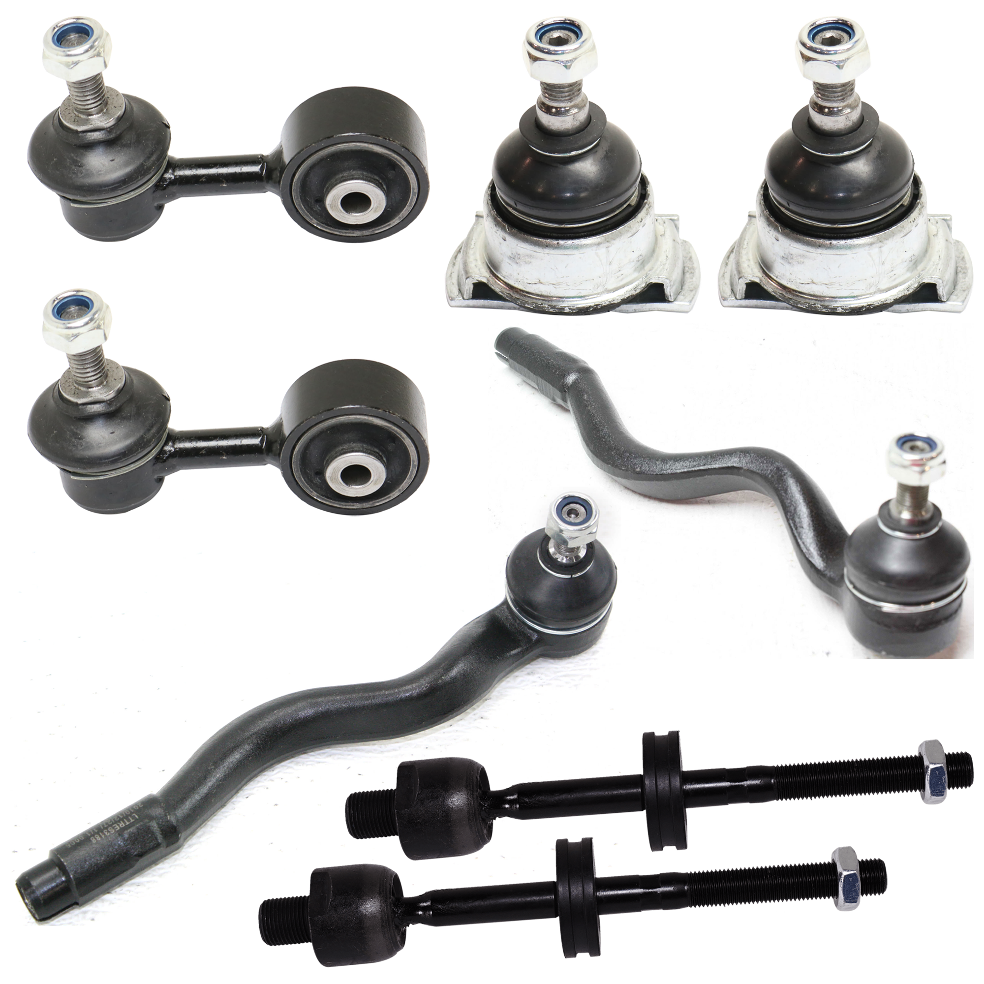 AM 3 SERIES 92-99 FRONT SUSPENSION KIT RH AND LH 8 pc kit with Ball Joint Sway Bar Link and Tie Rod End SKU KIT 060724-57 OEM 204-003-260-146-650-000-000-000-000