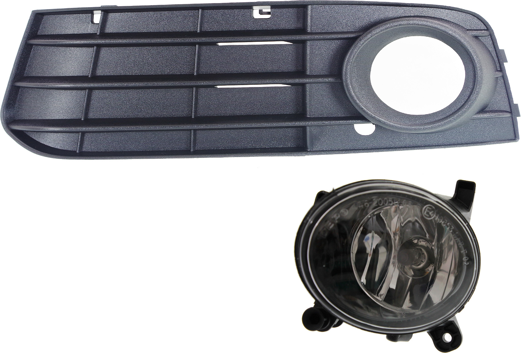 AM A4 A4 QUATTRO 09-12 FOG LAMP LH 2 pc kit Assembly Halogen includes Fog Light Trim SKU KIT 060817-14 Partslink AU2592115 AU1038119 OEM 8T0941699J 8K0807681A01C
