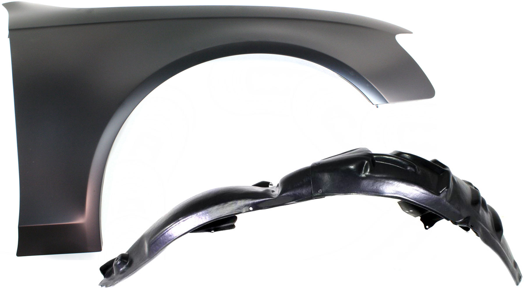 AM A4 A4 QUATTRO 09-12 FRONT FENDER RH 2 pc kit with Fender Liner SKU KIT 060817-16 Partslink AU1241121 AU1249120 OEM 8K0821106A 8K0821172G PFM