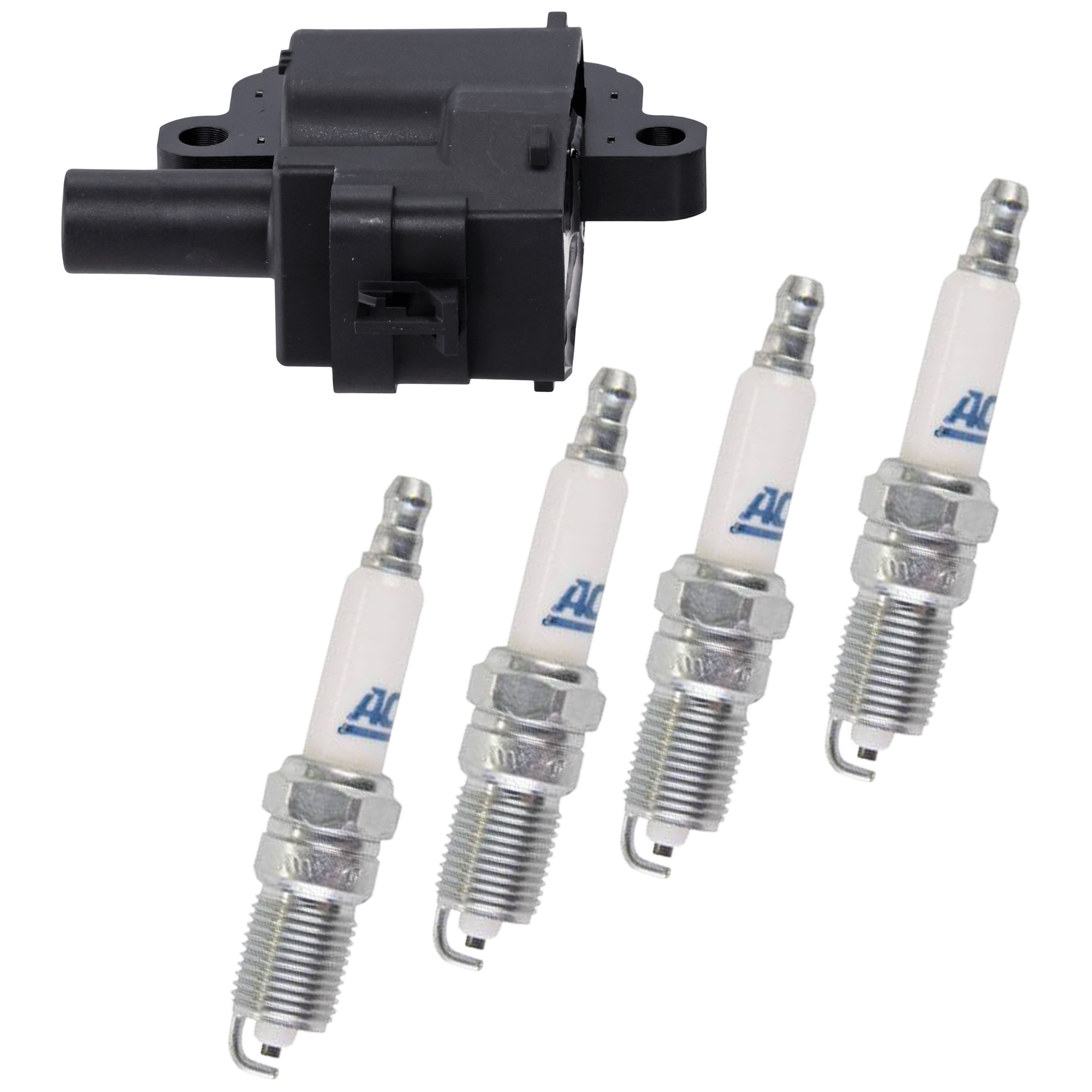 AM CAMARO 98-02 CTS 04-05 IGNITION COIL AND SPARK PLUG KIT 5 pc Kit SKU KIT 061026-01 OEM 3861267-38612677