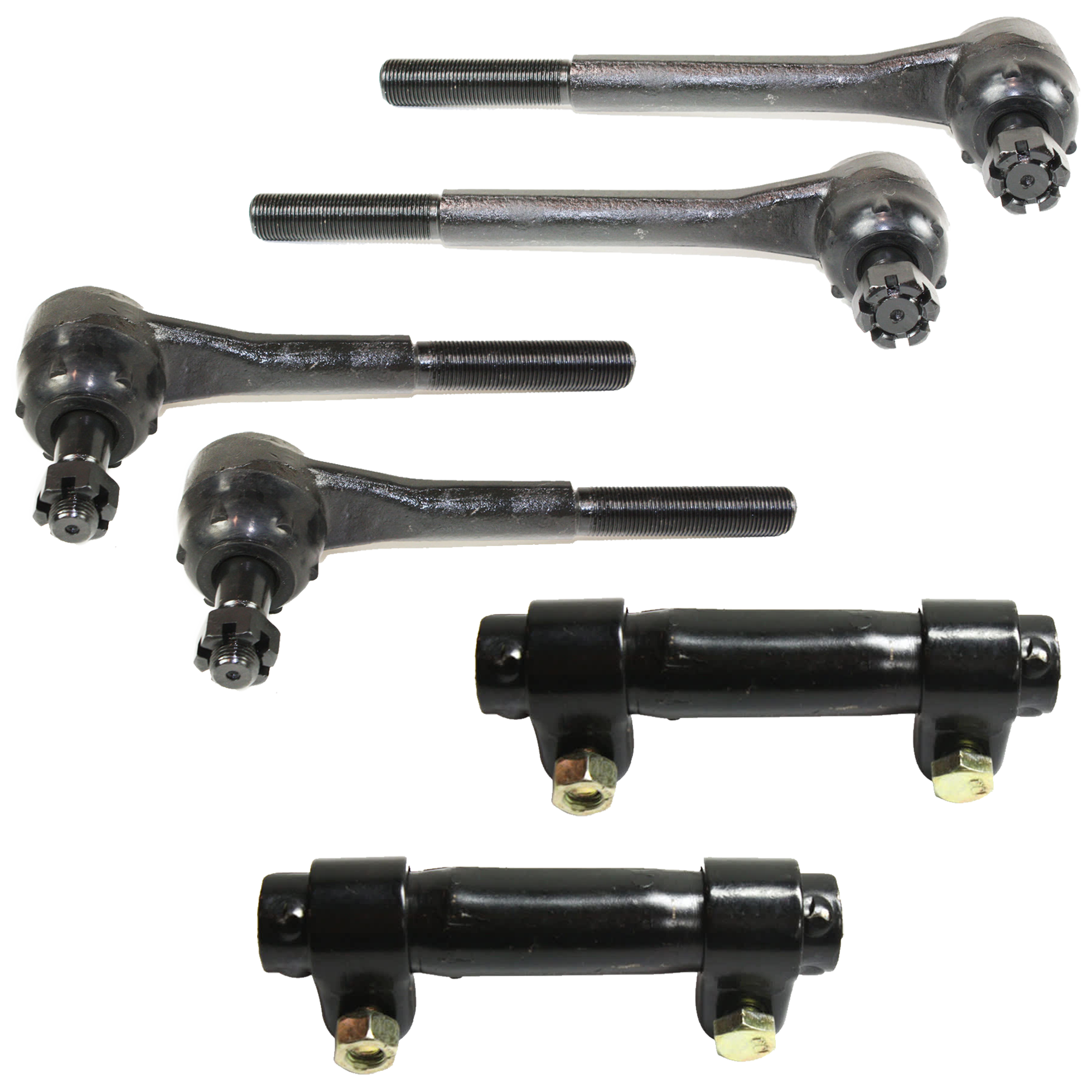 AM C SERIES 71-86 FRONT SUSPENSION KIT 6 pc Kit with Tie Rod End and Tie Rod Adjusting Sleeve SKU KIT 061124-21 OEM 64181-310252-381484-384900