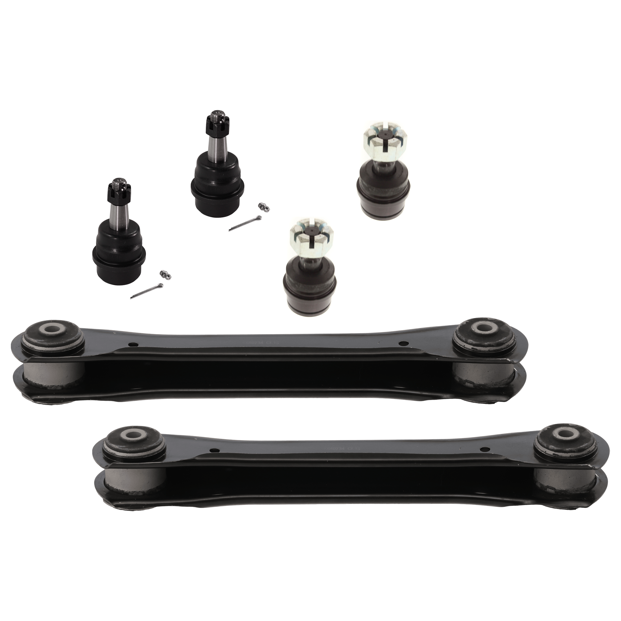 AM WRANGLER 97-06 FRONT SUSPENSION KIT RH=LH 6 pc Kit with Control Arm and Ball Joint SKU KIT 061124-23 OEM 10459-46D2117A 83500202AB B316