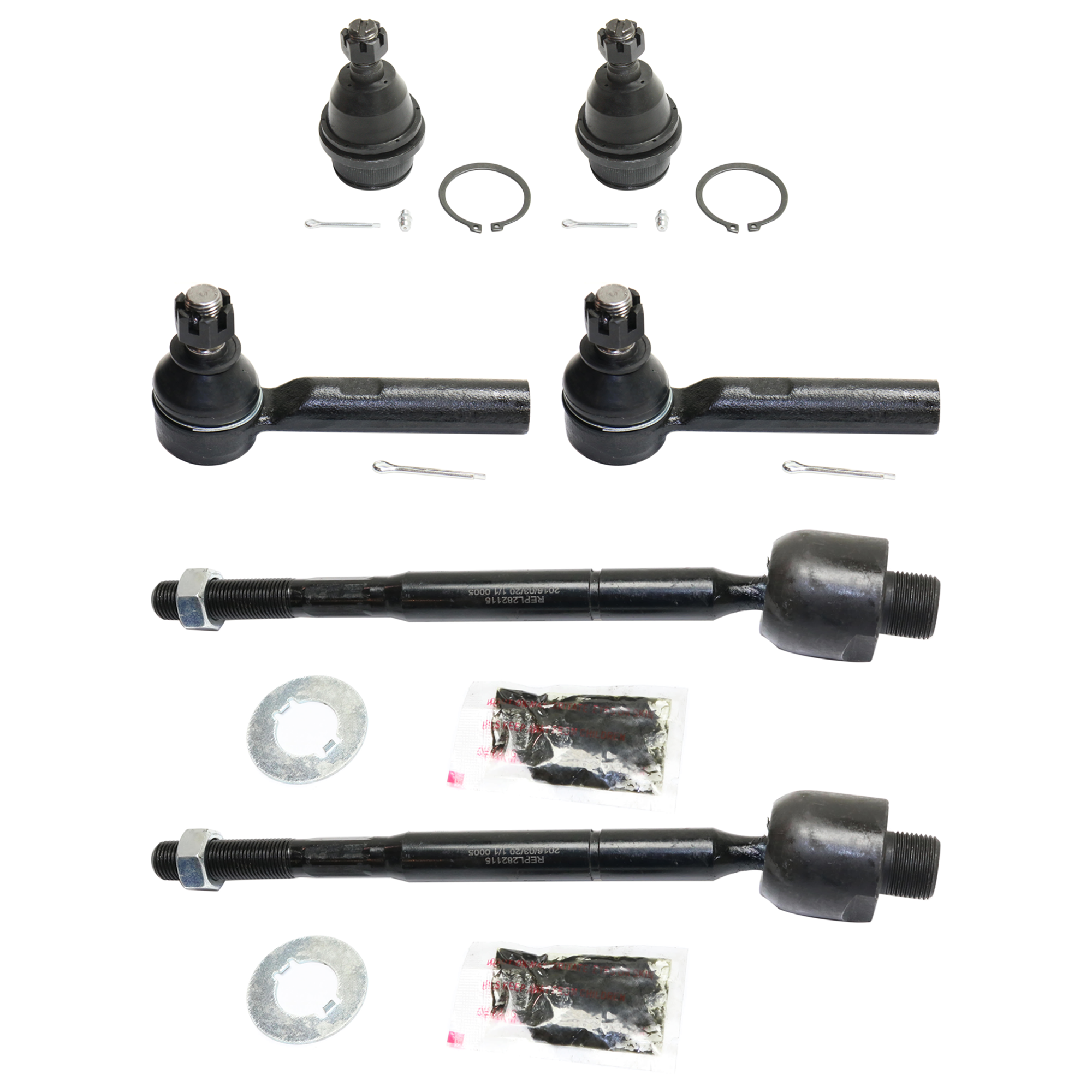 AM 4RUNNER GX470-03-09 FRONT SUSPENSION KIT RH=LH 6 pc Kit with Ball Joint and Tie Rod End SKU KIT 061124-30 OEM 2601746-5051435-104500017-4806
