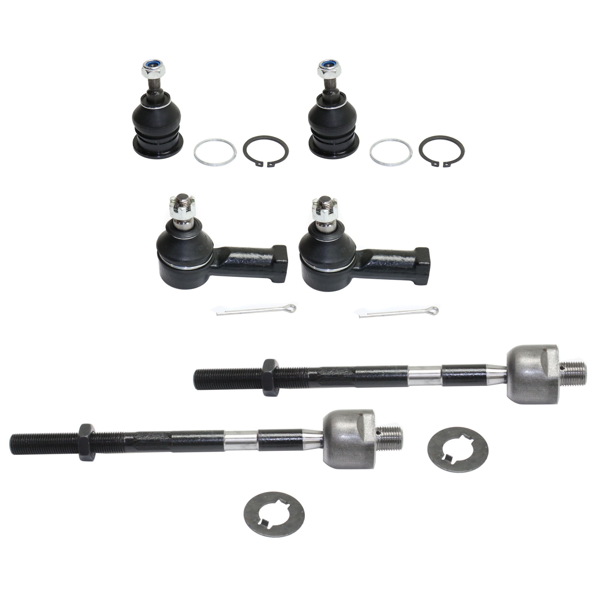 AM SEBRING AVENGER 95-00 ECLIPSE 95-99 FRONT SUSPENSION KIT RH AND LH 6 pc kit with Ball Joint and Tie Rod End SKU KIT 061124-36 OEM 2601511-5001098-45D0098 B90264