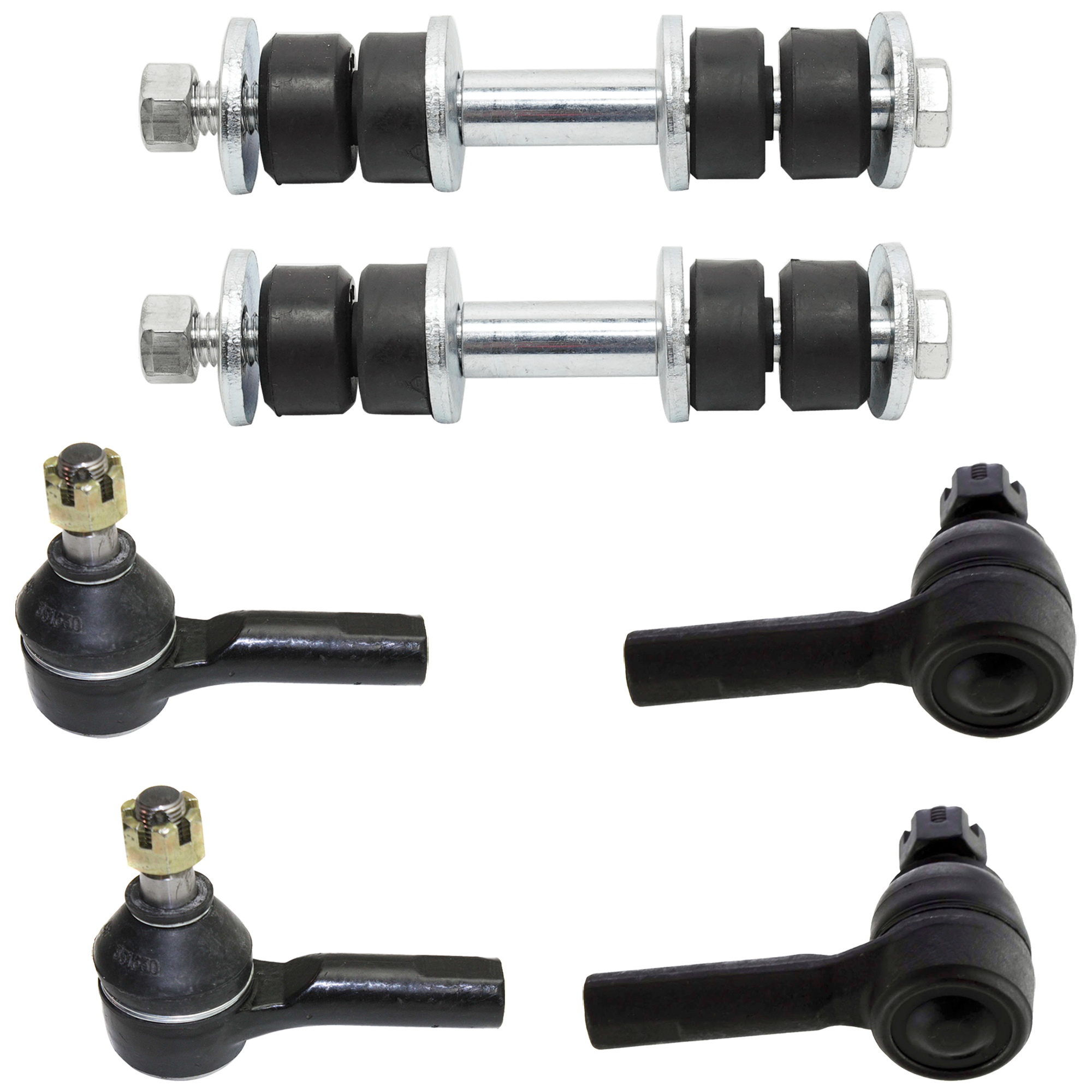 AM XTERRA 00-04 FRONT SUSPENSION KIT 6 pc Kit with Tie Rod End and Sway Bar Link SKU KIT 061124-37 OEM 1015951-2651522-5451312-45G