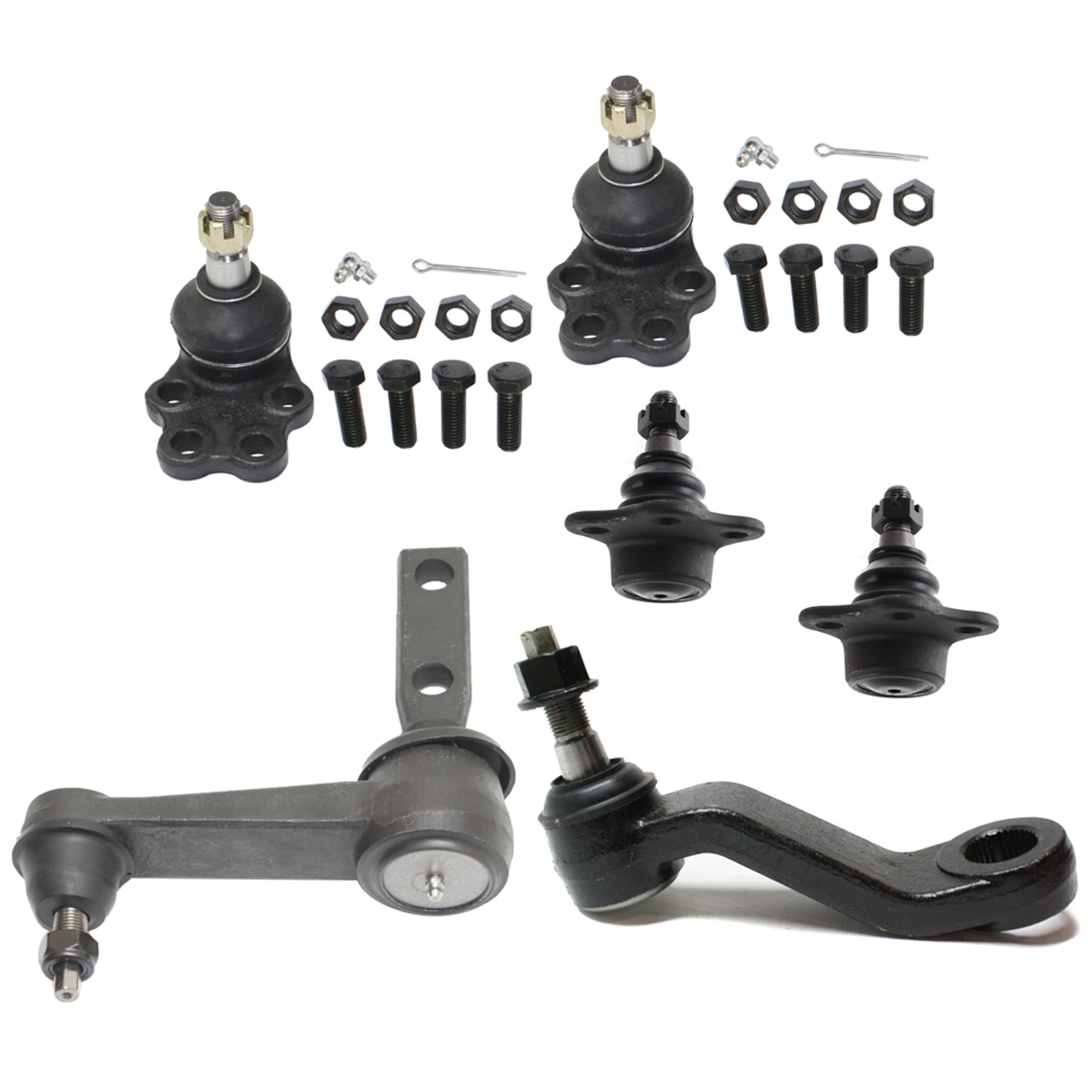 AM RAM 1500-00-01 IDLER ARM 6 pc kit with Ball Joint and Pitman Arm SKU KIT 061124 C121 OEM 190168-2683719-4501125-5210604