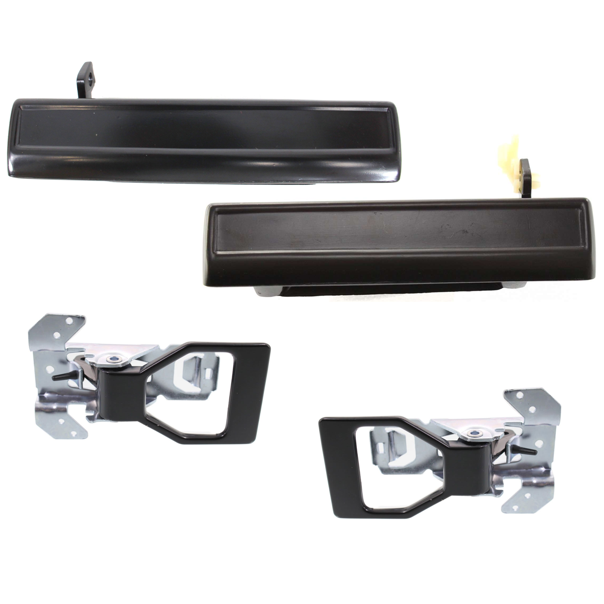 AM CAMARO FIREBIRD 82-92 FRONT INTERIOR DOOR HANDLE RH AND LH 4 pc kit Chrome with Exterior Door Handle SKU KIT 061124 C223 Partslink GM1352123 GM1310126 GM1311126 OEM 20220728-20332647-20332646