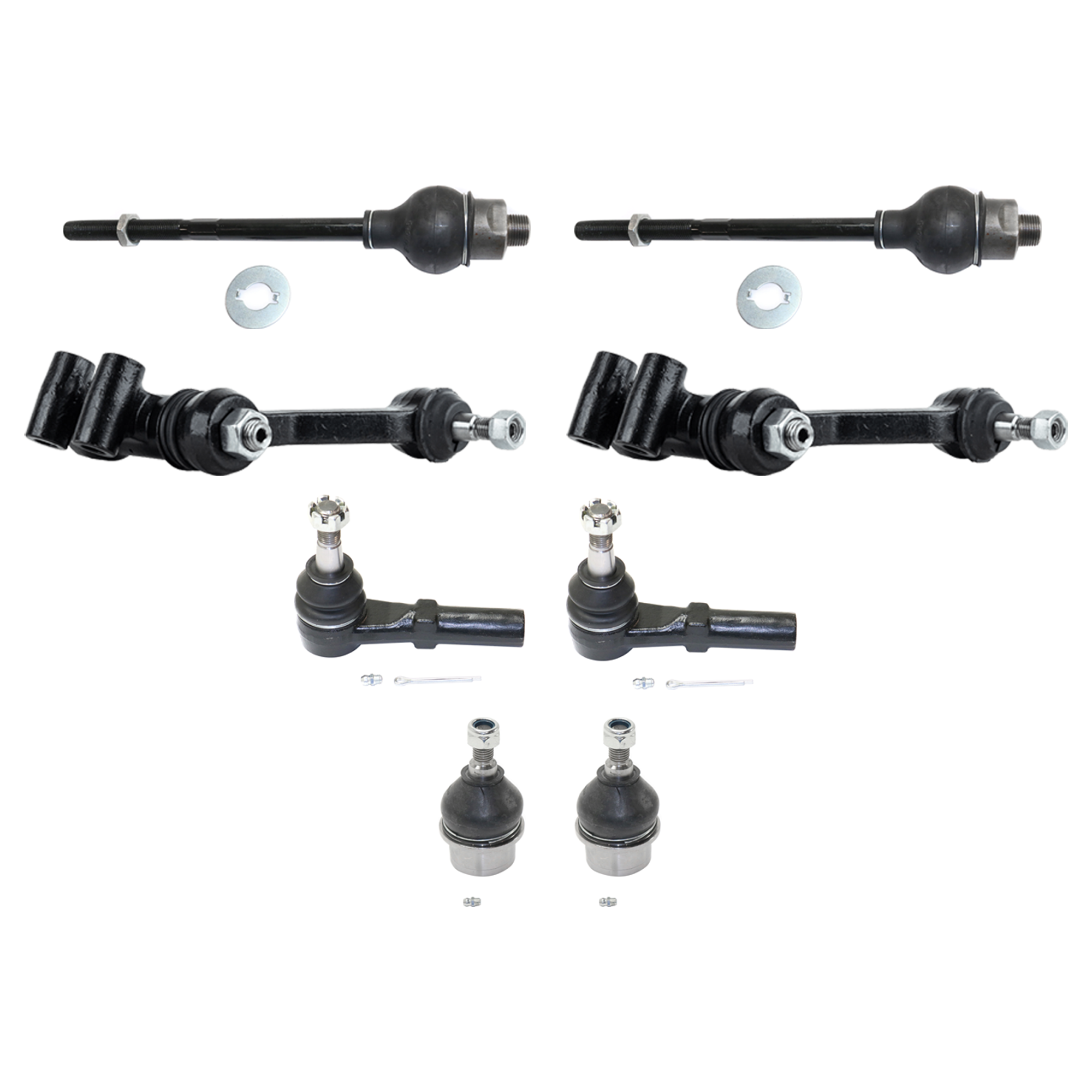 AM SIERRA SILVERADO 2500-3500 HD 11-19 IDLER ARM 8 pc kit with Ball Joint and Tie Rod End SKU KIT 061124 C22 OEM 45C1131-4501131-2600497334 FC4