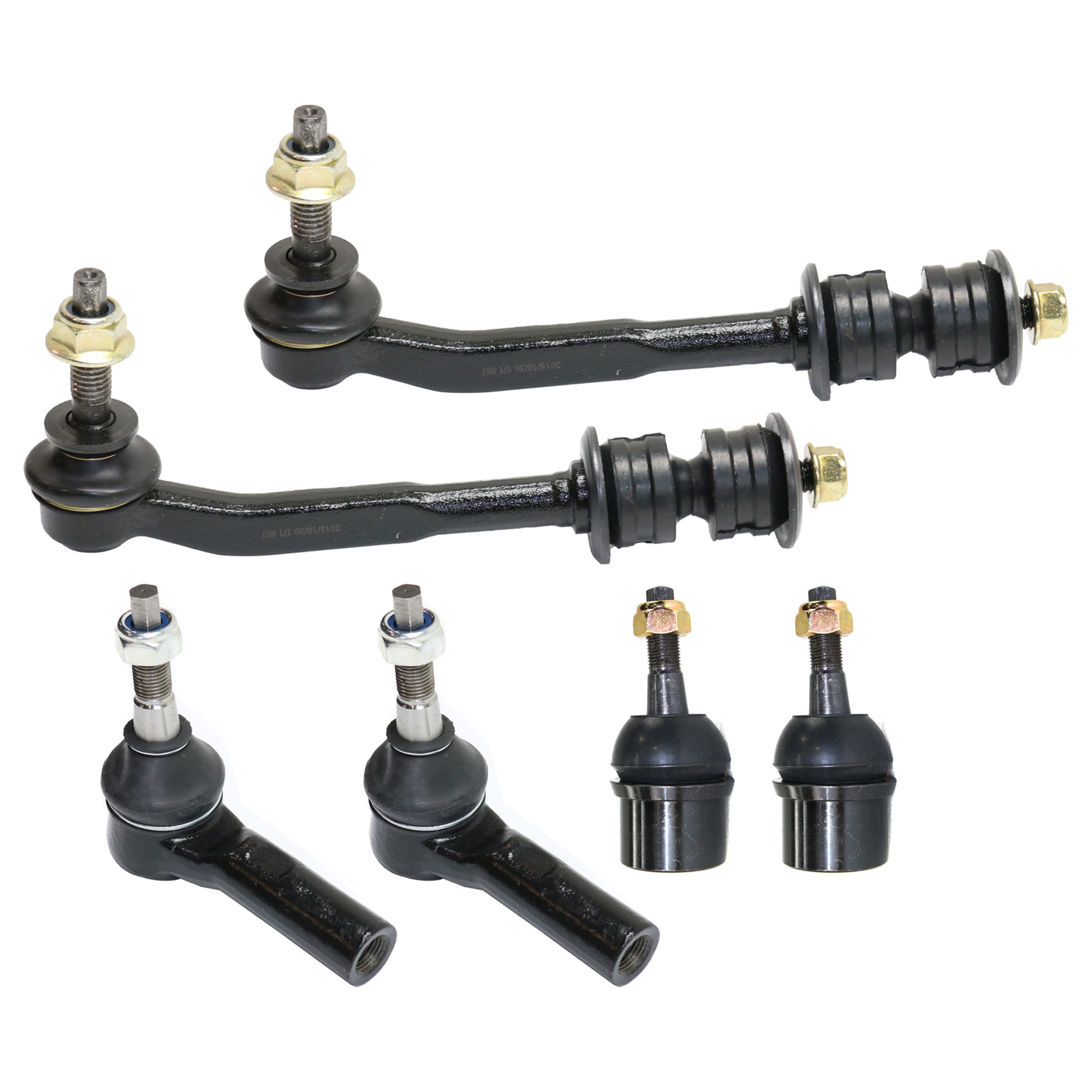 AM DURANGO 04-06 FRONT SWAY BAR LINK 6 pc Kit with Ball Joint and Tie Rod End SKU KIT 061124 C244 OEM 2651708-5451499-18750026-45G04