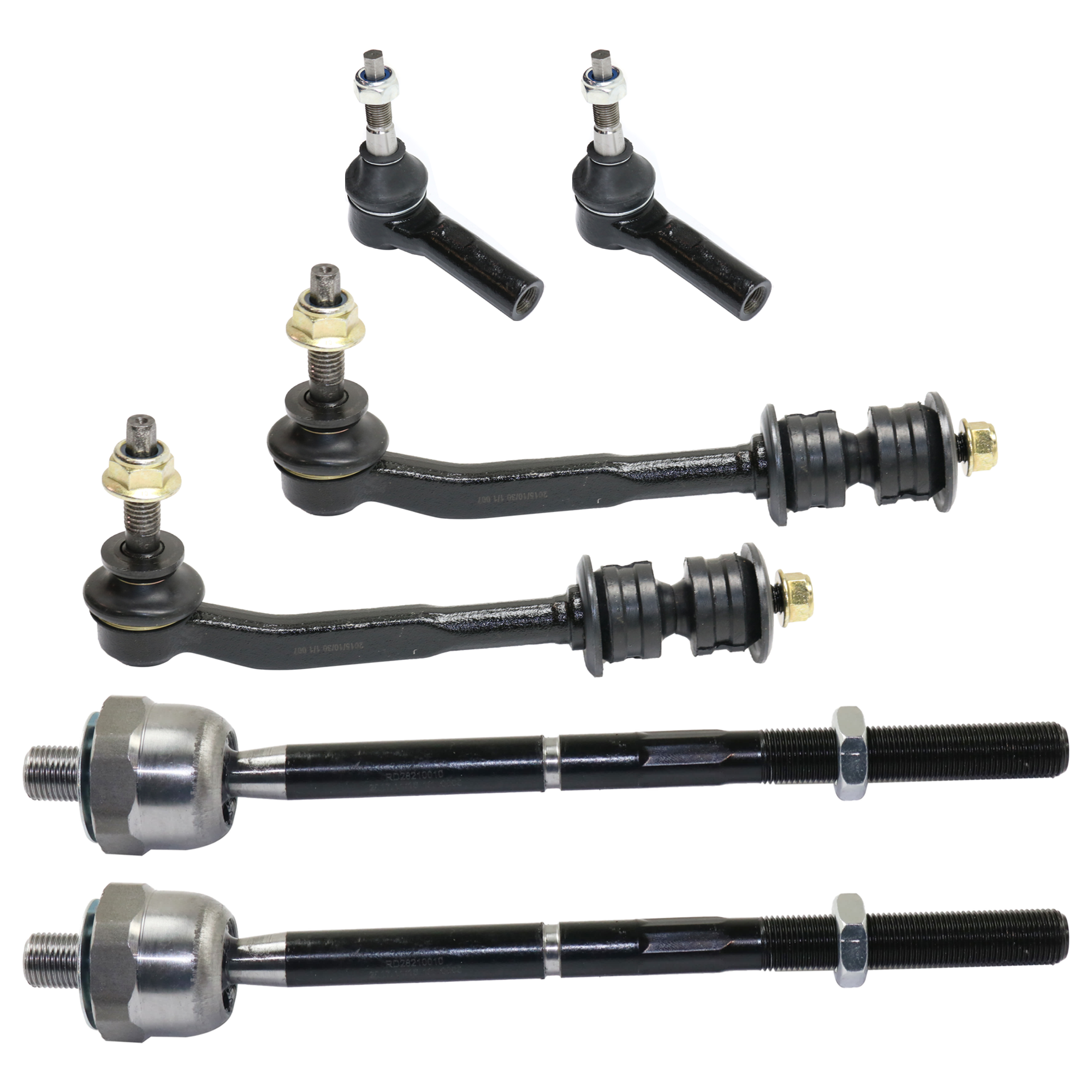 AM DURANGO 04-06 FRONT SWAY BAR LINK 6 pc Kit with Tie Rod End SKU KIT 061124 C256 OEM 2651708-5451499-18750026-45G04