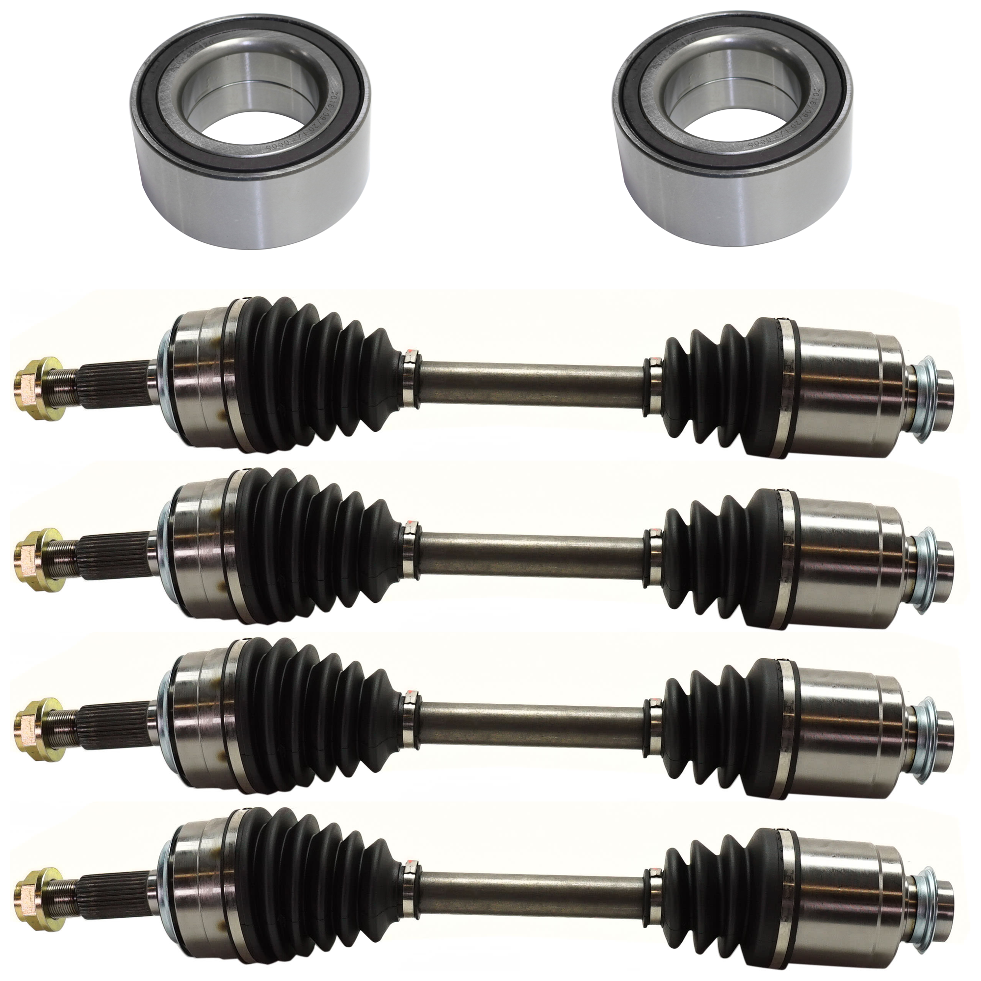 AM TSX 09-14 ACCORD 08-12 FRONT SUSPENSION KIT 6 pc kit with Axle Assembly and Wheel Bearing SKU KIT 061224-14