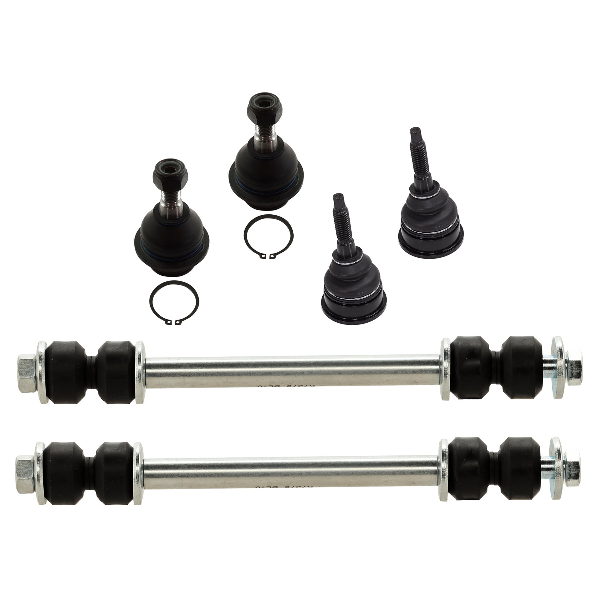 AM EXPLORER MOUNTAINEER 06-10 FRONT SUSPENSION KIT 6 pc Kit with Ball Joint and Sway Bar Link SKU KIT 061224-18 OEM F87Z3050BA 7L2Z3050A 45D0149 F