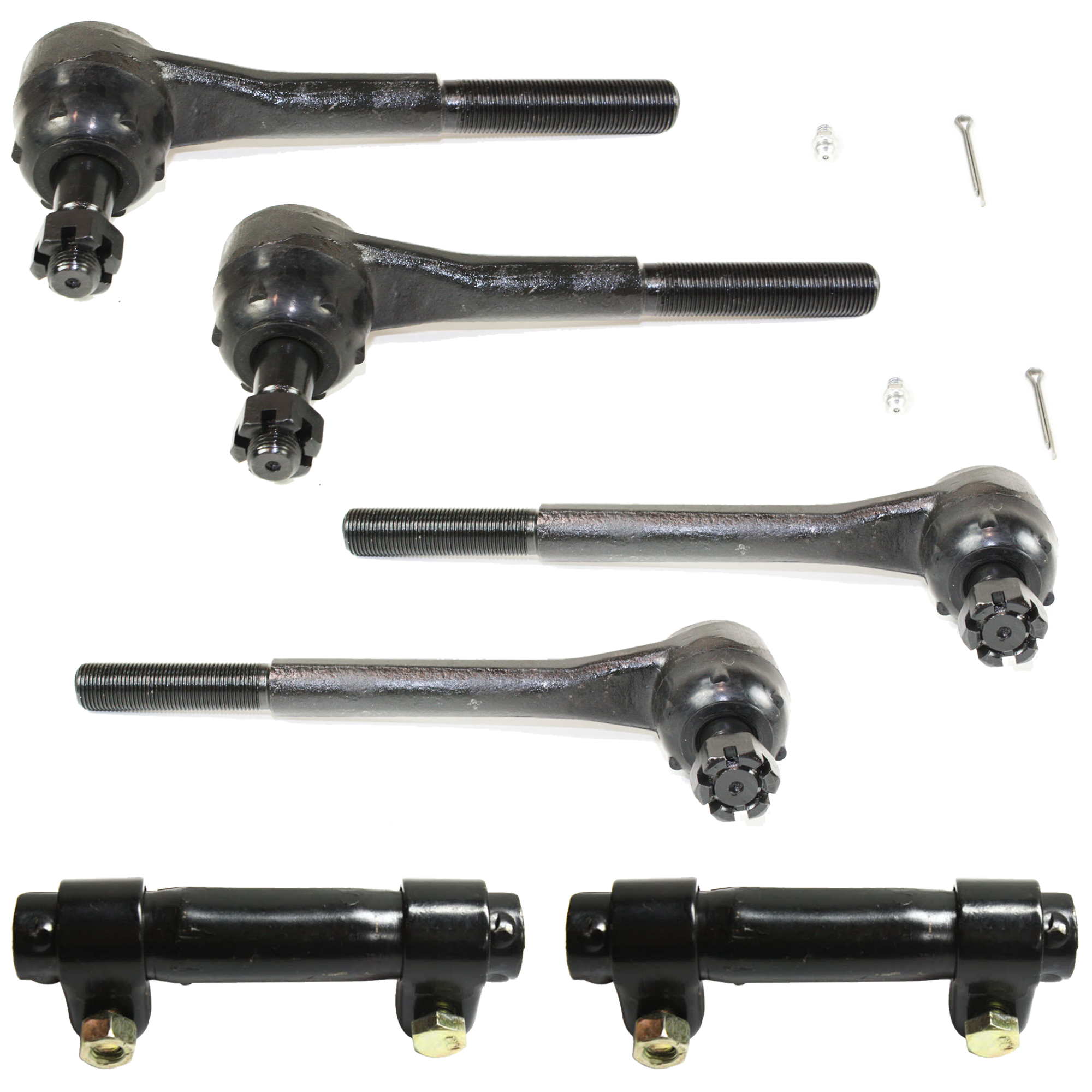AM P30 P3500-79-97 FRONT SUSPENSION KIT 6 pc Kit with Tie Rod Adjusting Sleeve and Tie Rod End SKU KIT 061224-26 OEM 64181-310252-381484-384900