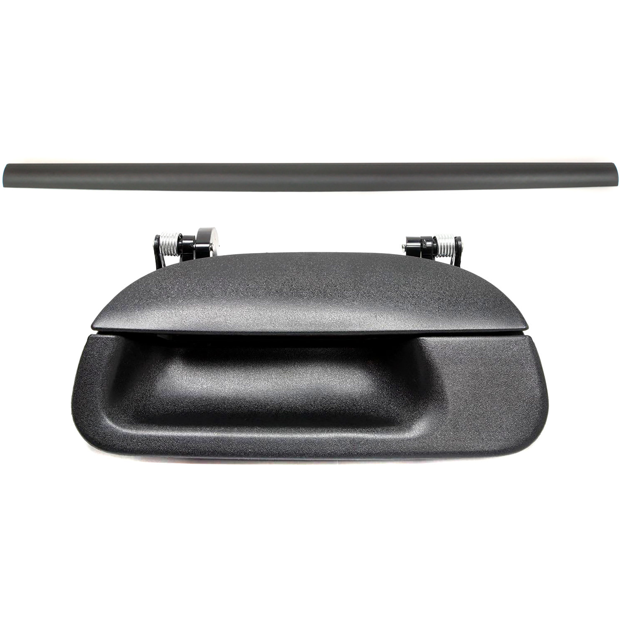 AM F 150-97-03 F 150 HERITAGE 04-04 TAILGATE MOLDING Upper Styleside Exc. Crew Cab Pickup 2 pc Kit with Tailgate Handle SKU KIT 061224-48 Partslink FO1904102 FO1915114 OEM XL3Z9940602AAA 1L3Z9943400BAA