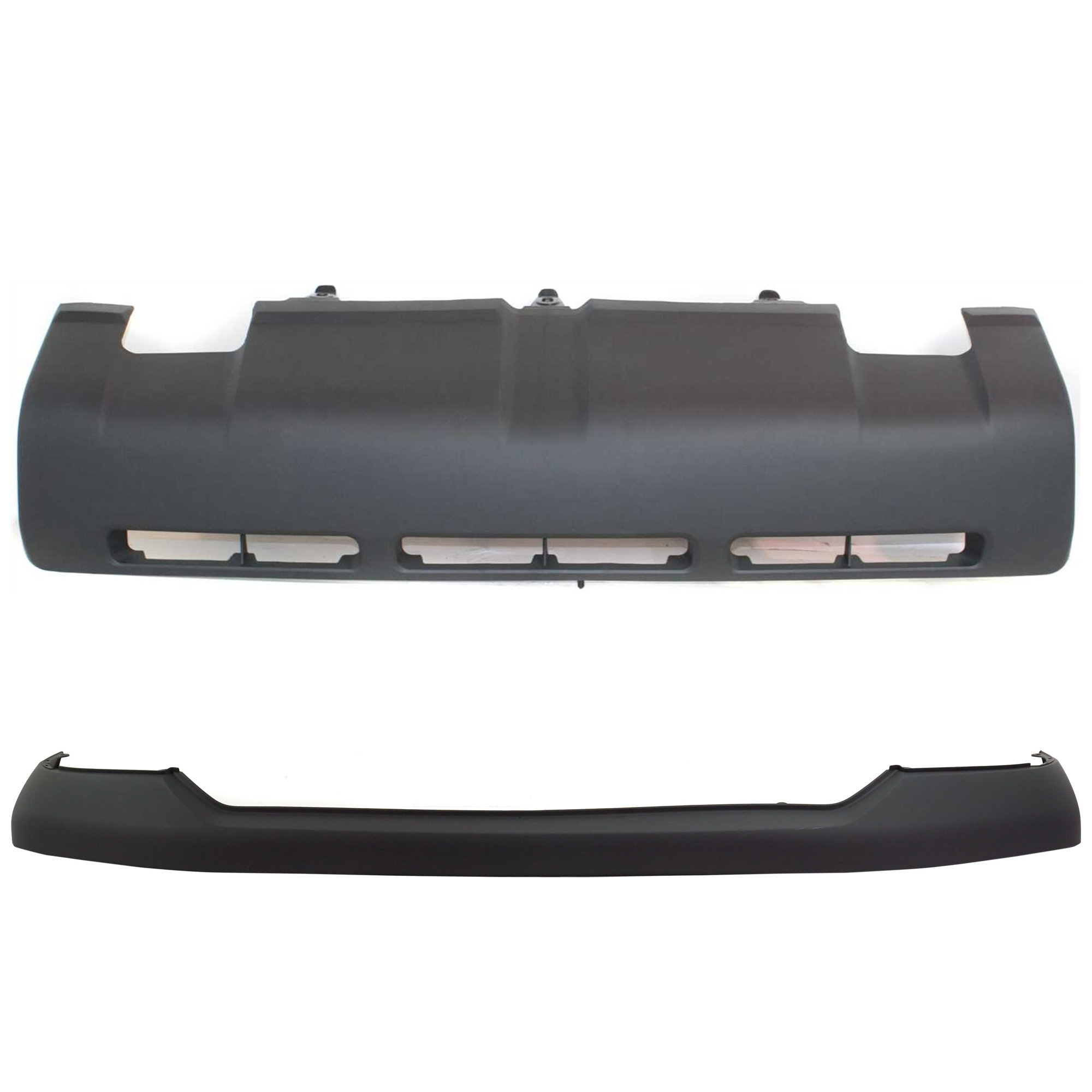 AM TUNDRA 07-09 FRONT LOWER VALANCE 2 pc kit Panel Textured with Valance SKU KIT 061224-60 Partslink TO1095199 TO1014100 OEM 539110C030-521290C901