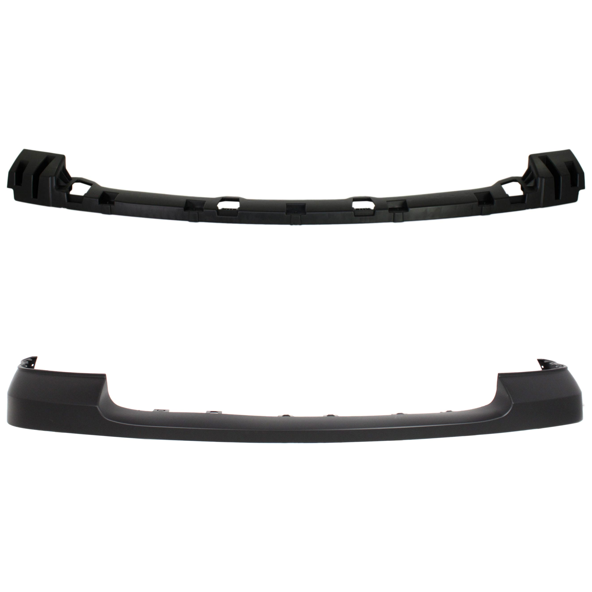AM SIERRA 1500-07-13 FRONT BUMPER COVER Upper 2 pc kit Primed Pad New Body Style with Bumper Bracket SKU KIT 061224-71 Partslink GM1014102 GM1065108 OEM 25783584-15246822