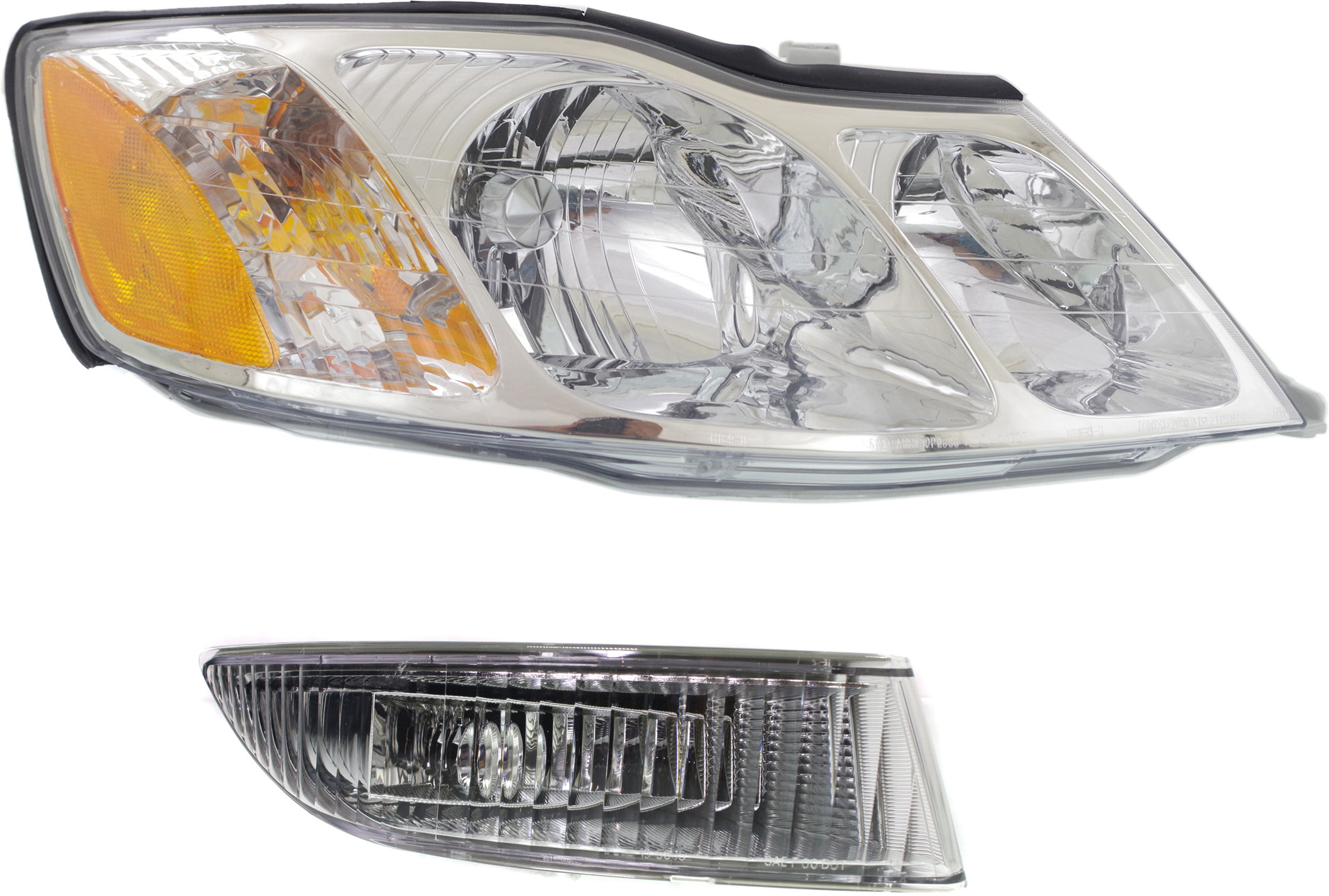 AM AVALON 03-04 FOG LAMP RH 2 pc kit Assembly Halogen includes Headlight SKU KIT 061317-54 Partslink TO2593113 TO2503132 OEM 8121007010-81110AC040