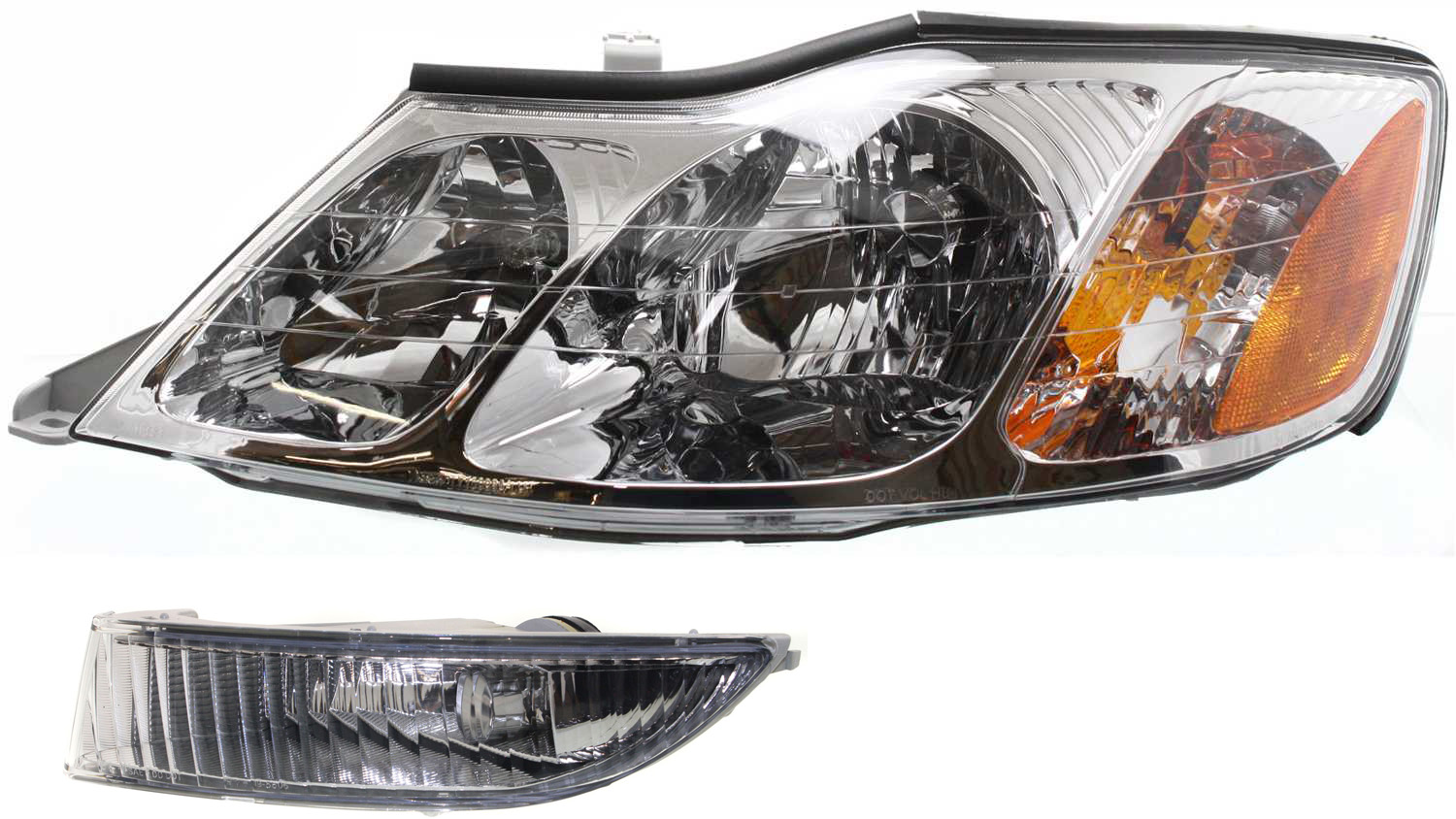 AM AVALON 03-04 FOG LAMP LH 2 pc kit Assembly Halogen includes Headlight SKU KIT 061317-55 Partslink TO2592113 TO2502132 OEM 8122007010-81150AC040