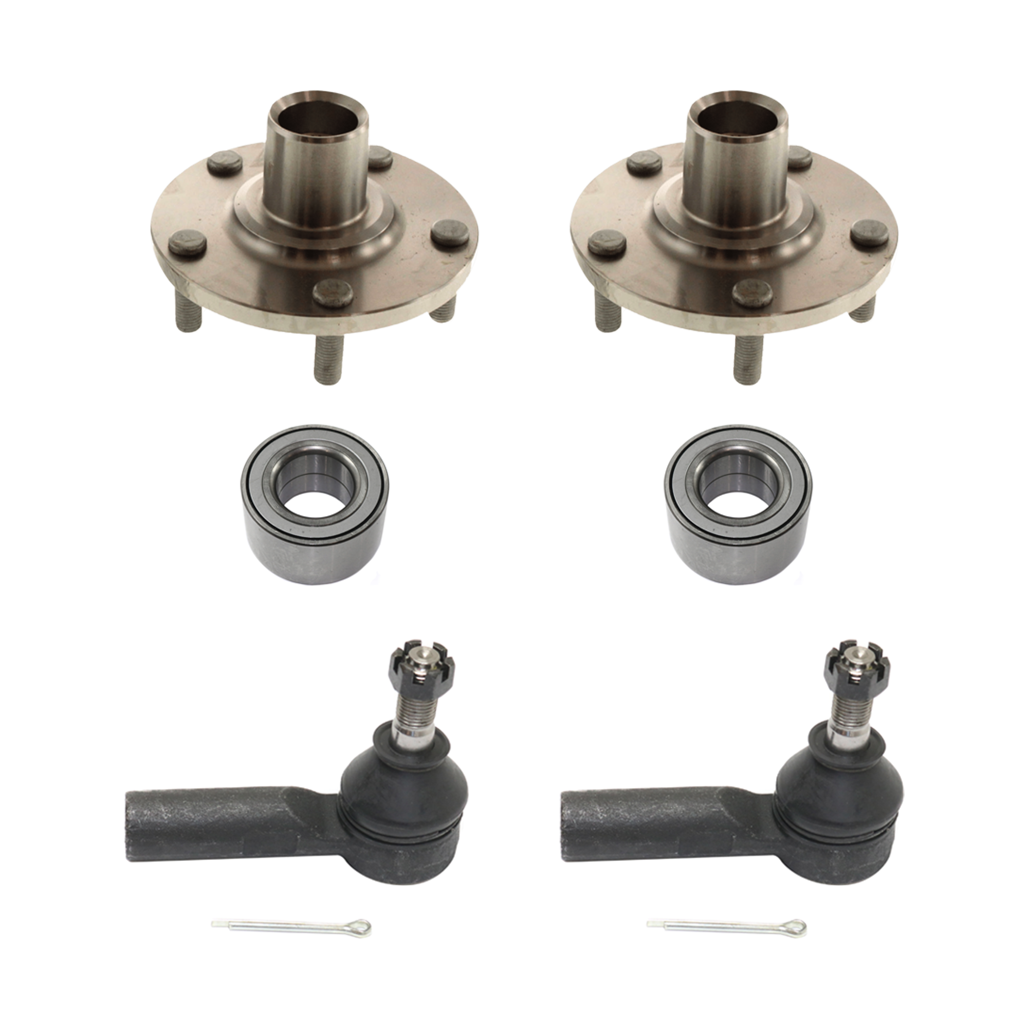 AM CAMRY 92-03 FRONT AND REAR SUSPENSION KIT 6 pc kit with Wheel Bearing SKU KIT 061324-109 OEM 356046-1014291-1016185-2692843