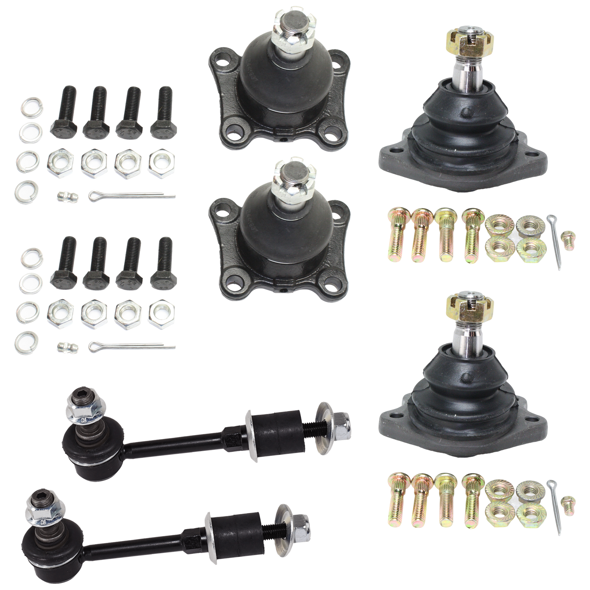 AM 4RUNNER 90-95 FRONT SUSPENSION KIT Upper and Lower 6 pc Kit with Ball Joint and Sway Bar Link SKU KIT 061324-113 OEM 10759-1014879-19263218-3001018